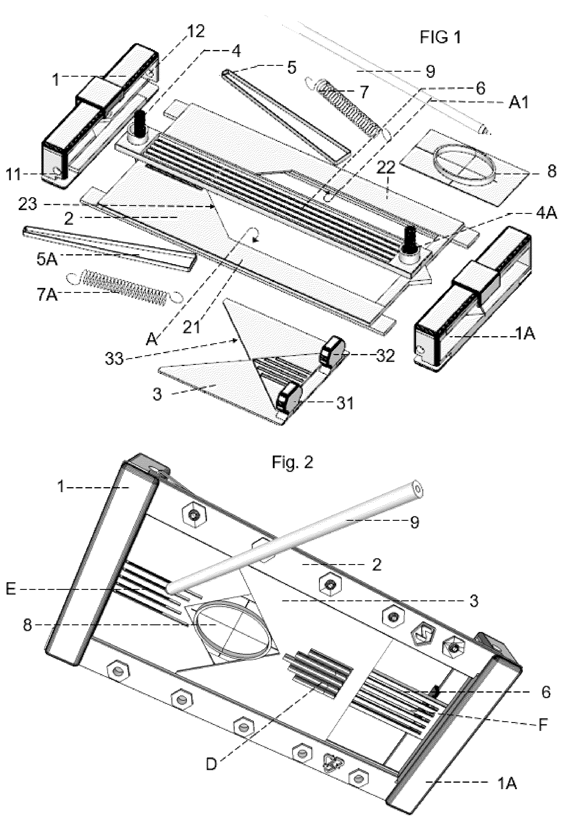 Patent US12310465 — Bail alignment marking device — Figure 1