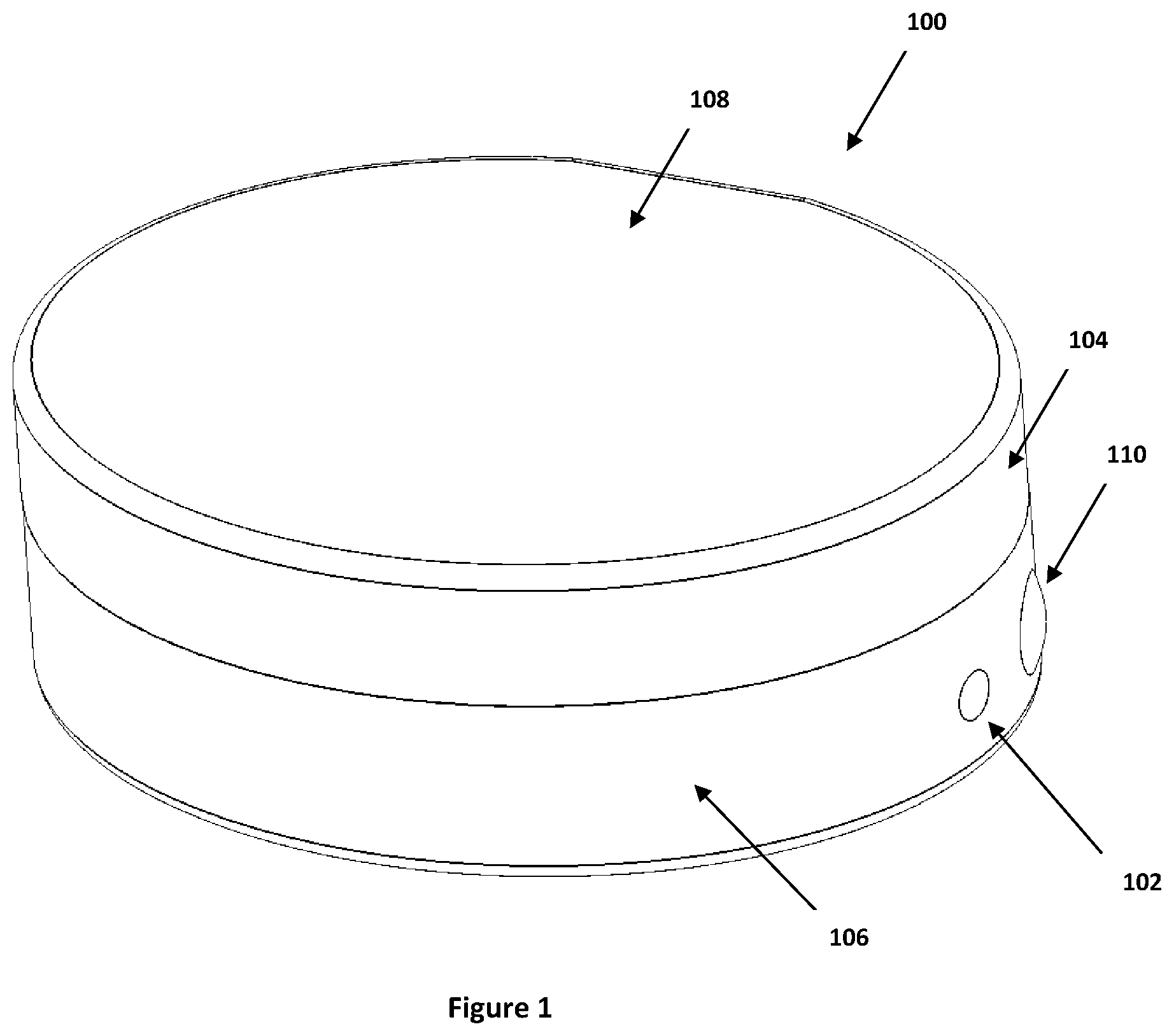 Patent US12310475 — Transition contact lens changer case — Figure 1