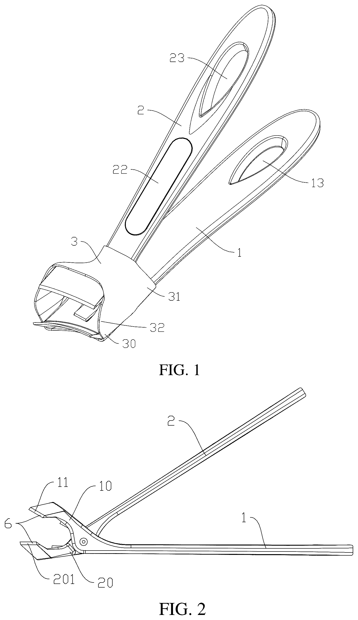 Patent US12310480 — Wide-jaw-opening nail clipper — Figure 1