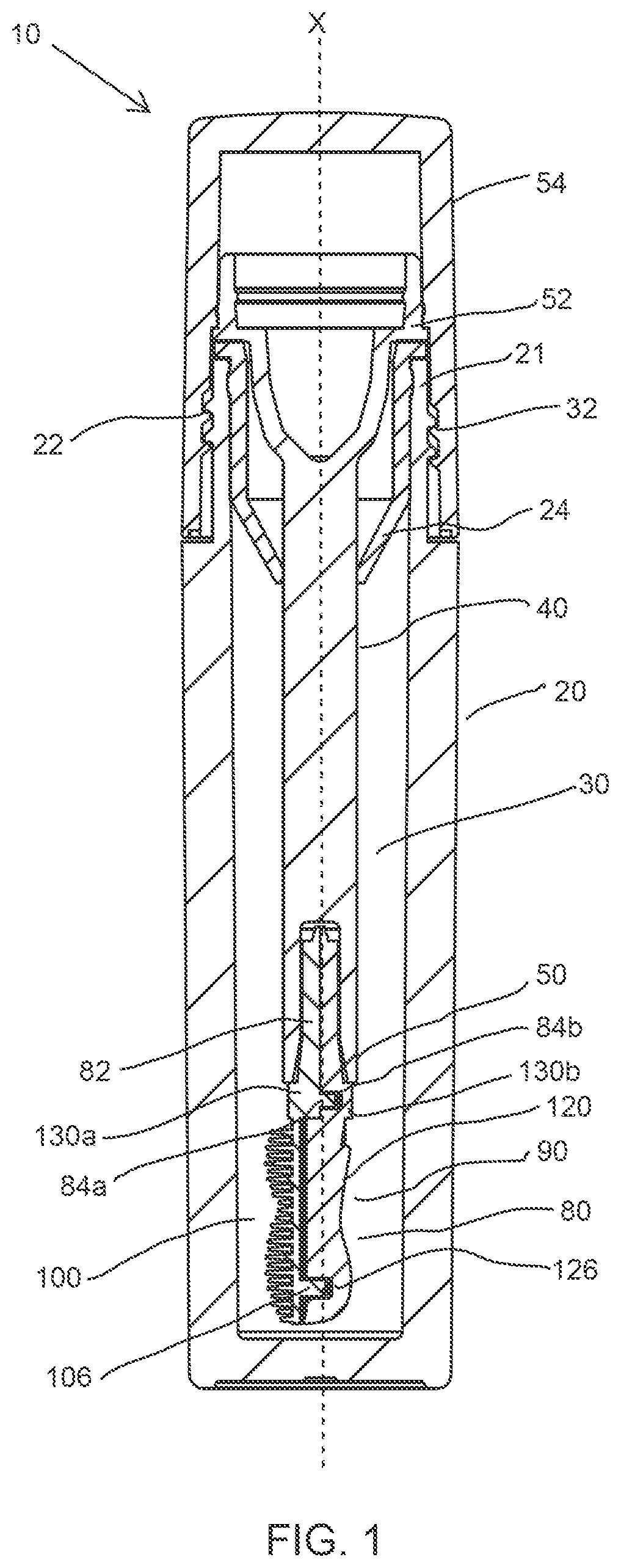 Patent US12310484 Figure 1 – Cosmetic applicator with separately formed surfaces