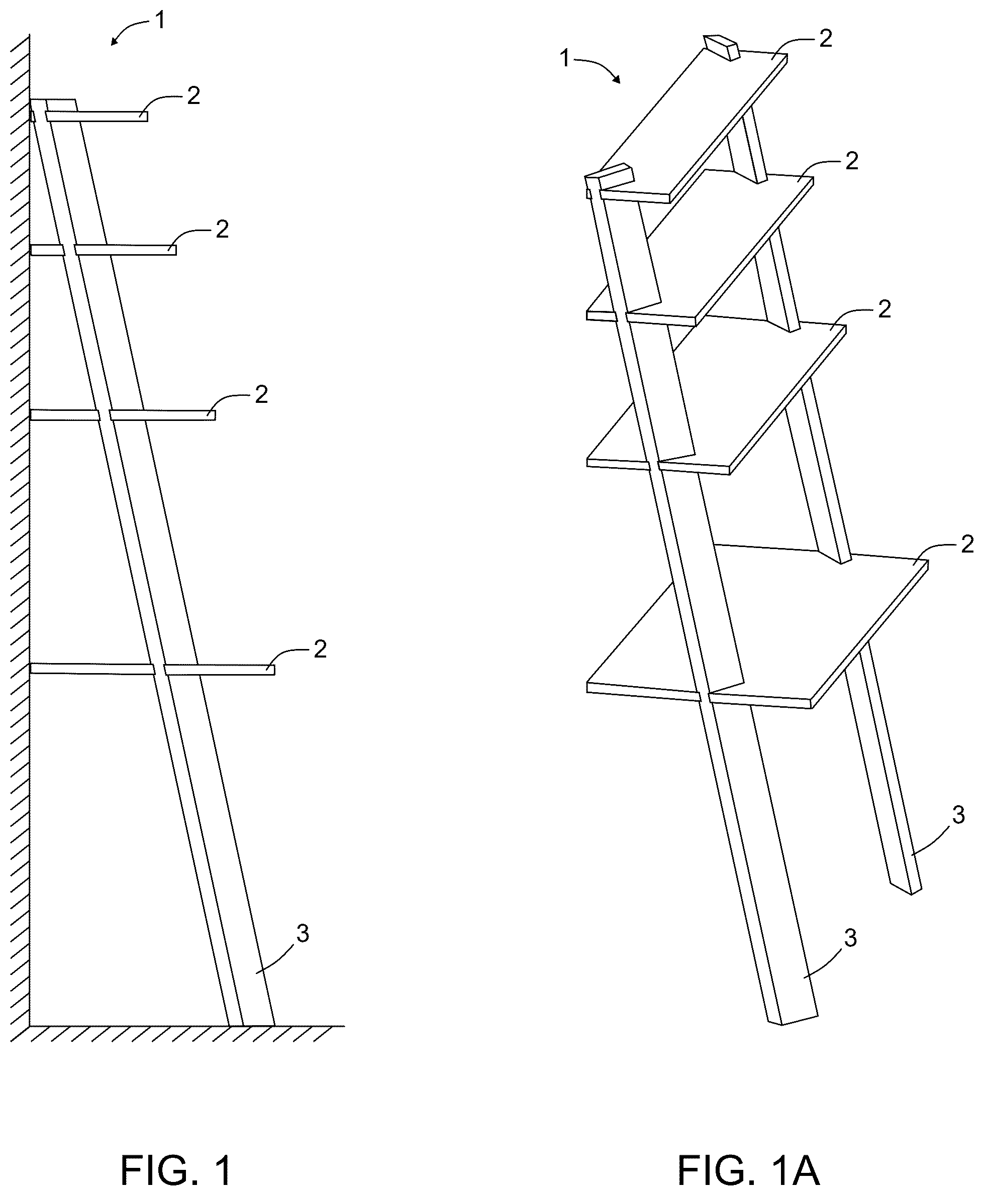Patent US12310493 — Structures with inclined planar supports — Figure 1