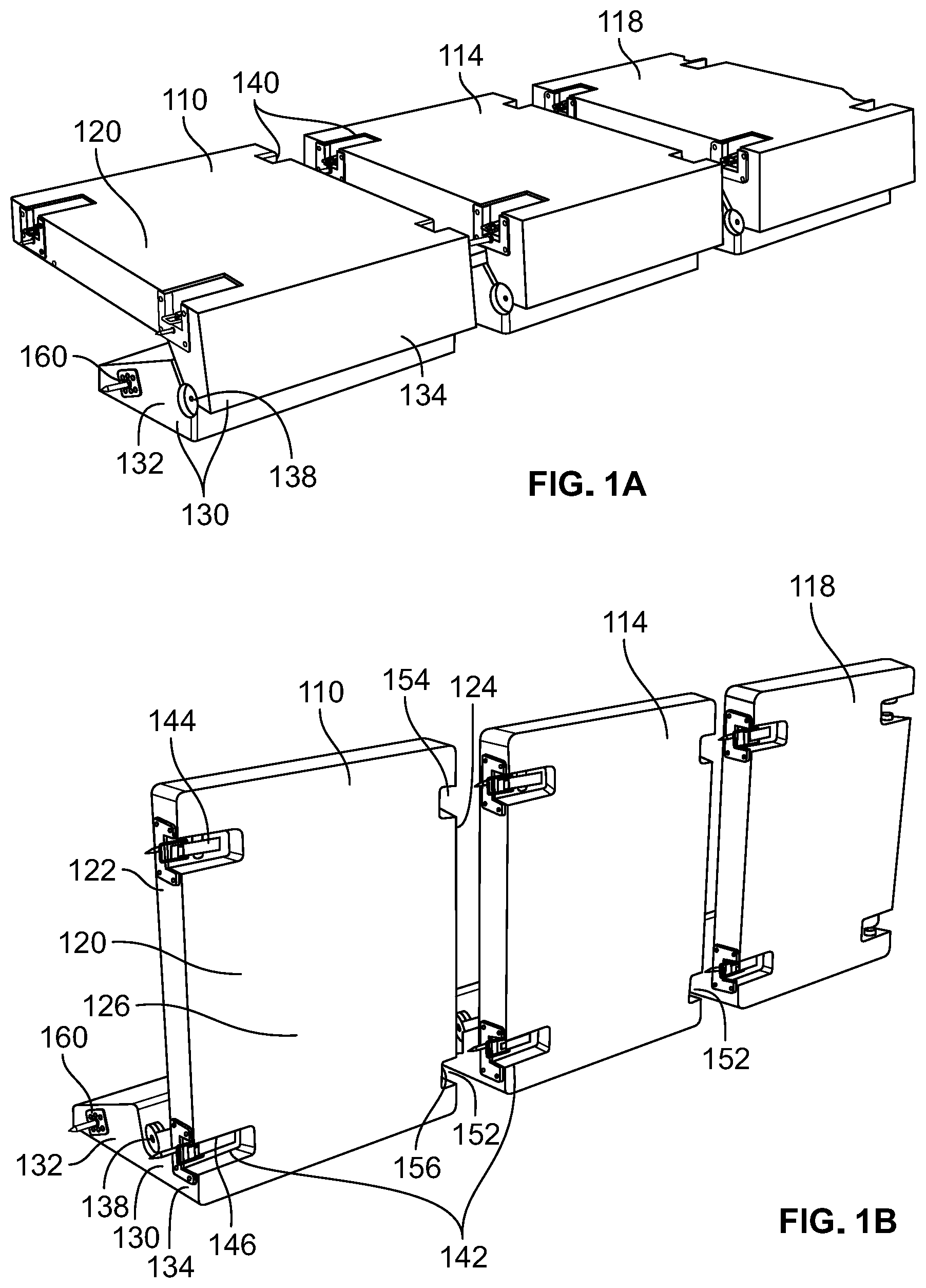 Patent US12310503 — Modular sofa construction and methods for assembly — Figure 1