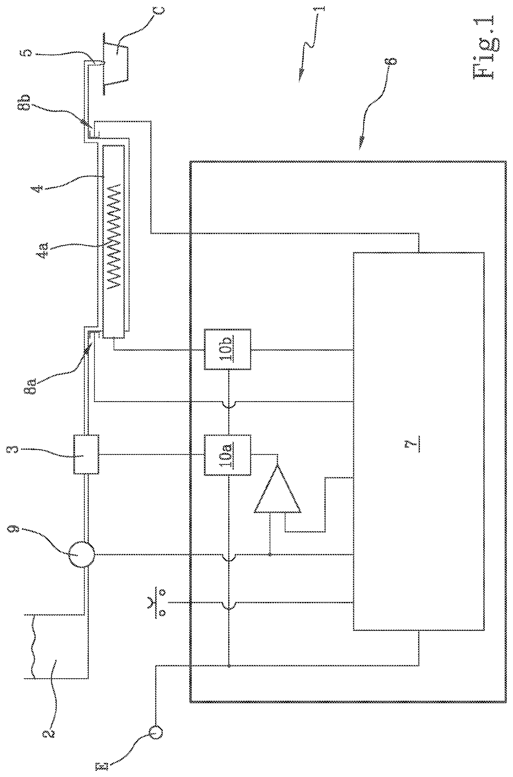 Patent US12310527 — System for tracking and displaying the position of a motor vehicle and of a control method for dispensing a hot fluid and device for dispensing a hot fluid — Figure 1