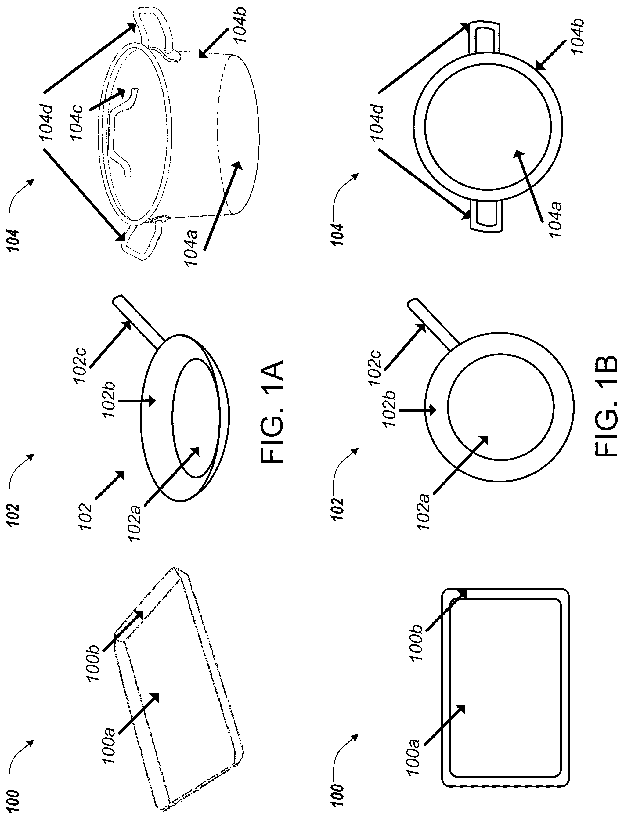 Patent US12310528 — Negative poisson's ratio materials for cookware — Figure 1