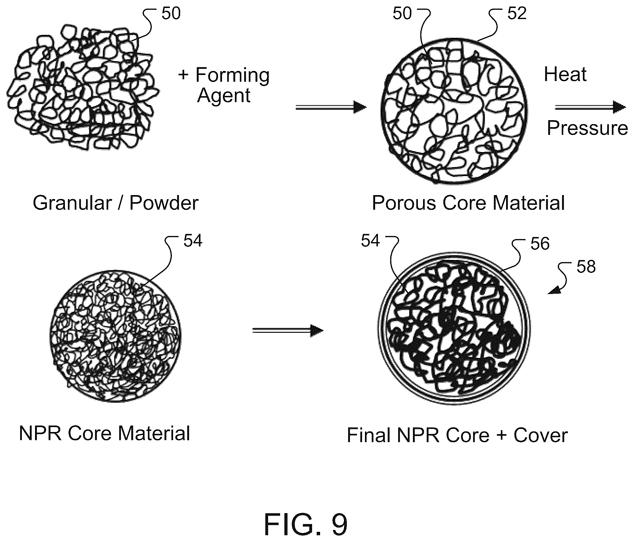 Patent US12310528 Figure 9 – Negative poisson's ratio materials for cookware