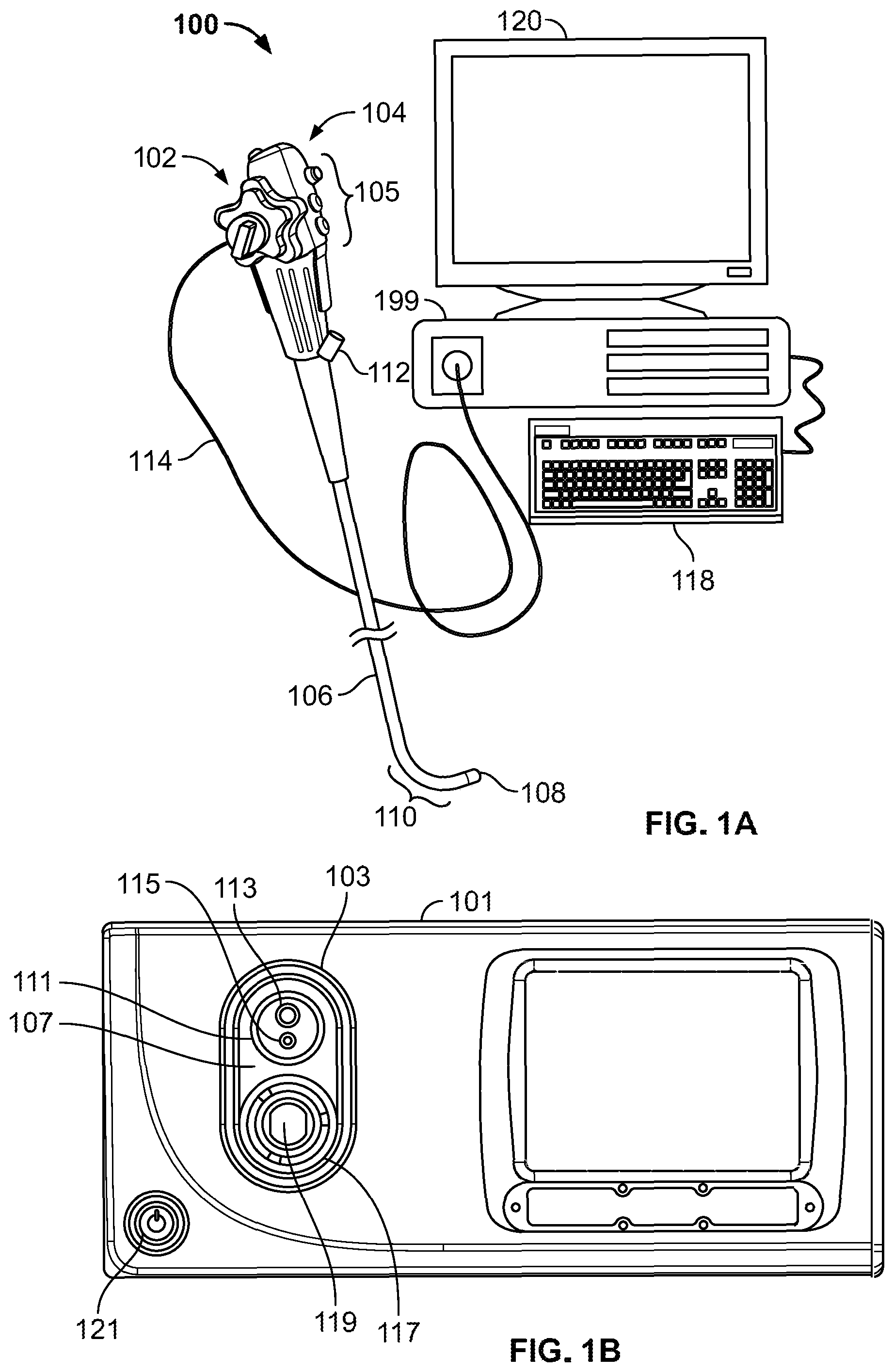 Patent US12310555 — Endoscope system with multiple connection interfaces to interface with different video data signal sources — Figure 1