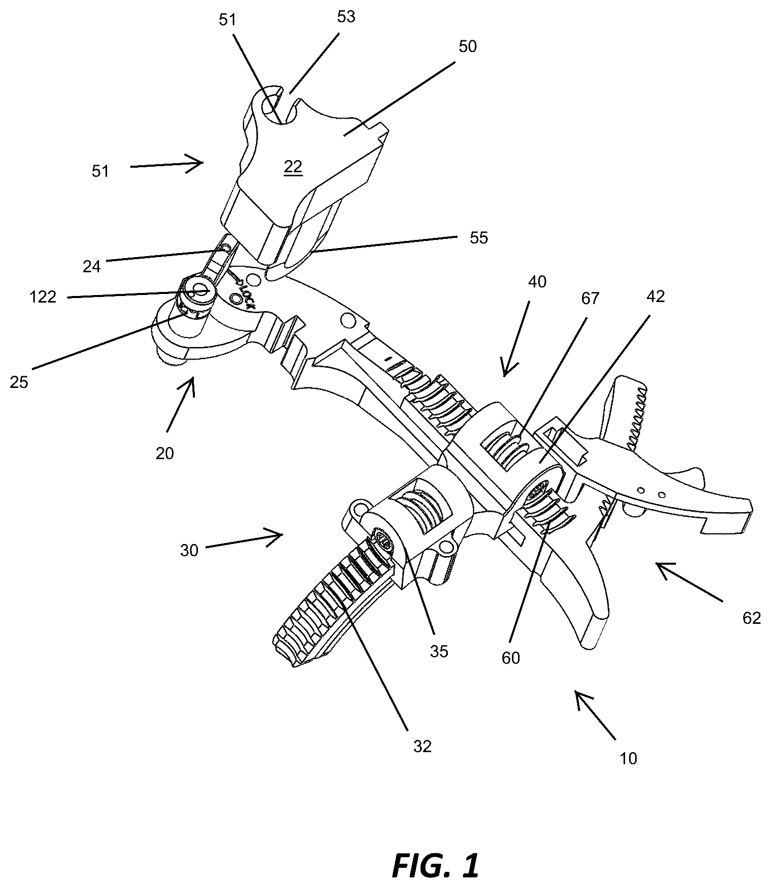 Patent US12310572 — Bone align and joint preparation device and method — Figure 1