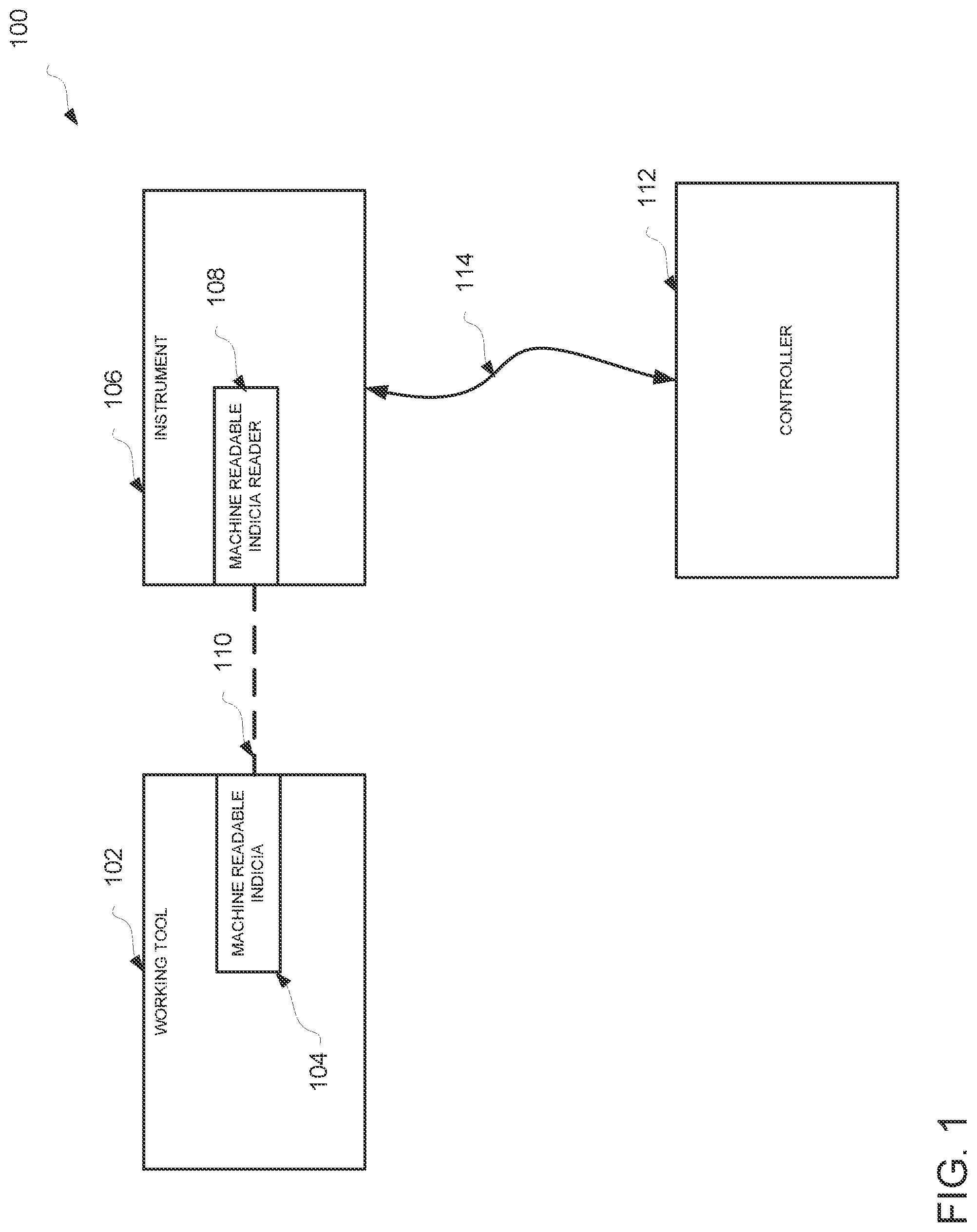 Patent US12310600 Figure 1 – Drill bit data management for penetration-monitoring drill