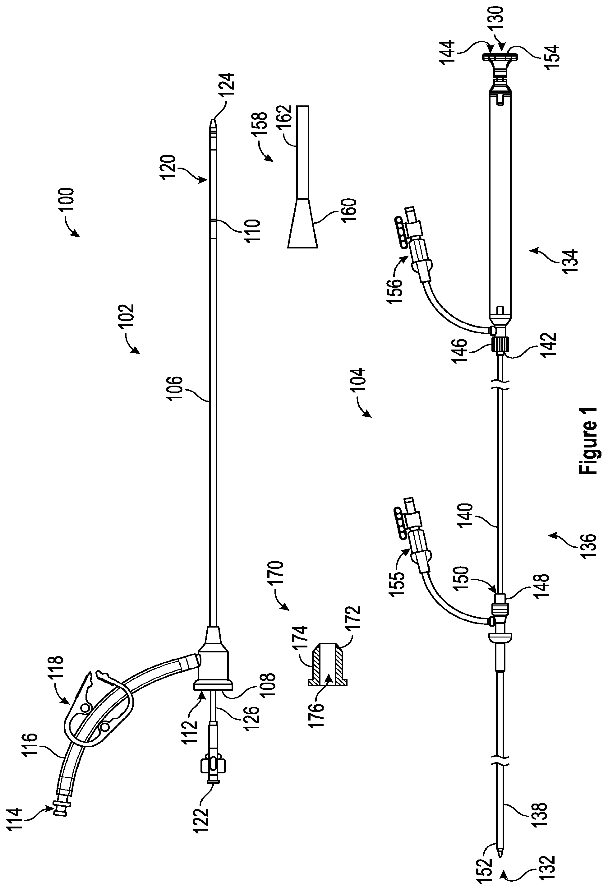 Patent US12310608 — Intravascular treatment of vascular occlusion and associated devices, systems, and methods — Figure 1