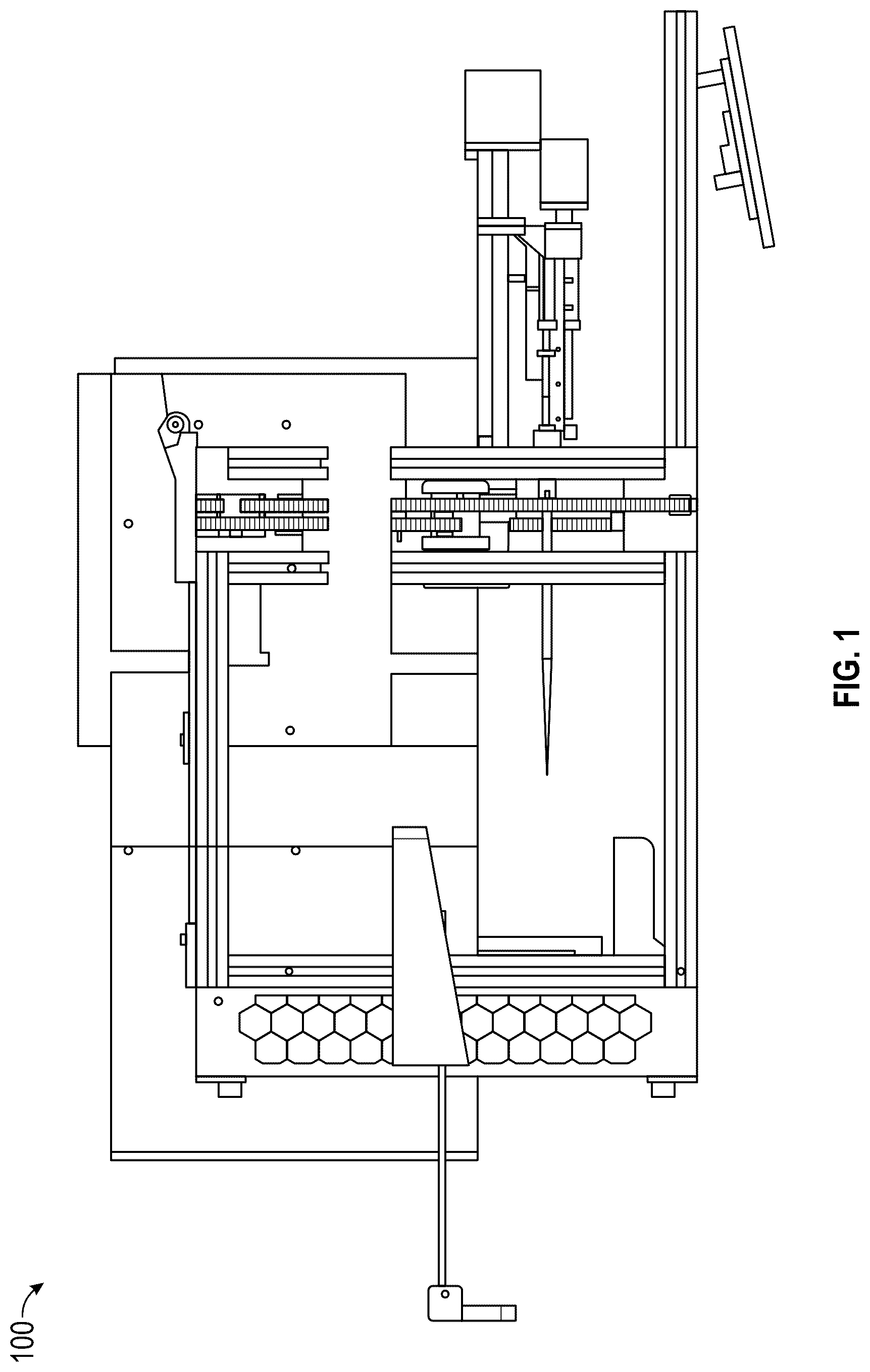 Patent US12310625 — Autonomous insemination in an intelligent automated in vitro fertilization and intracytoplasmic sperm injection platform — Figure 1