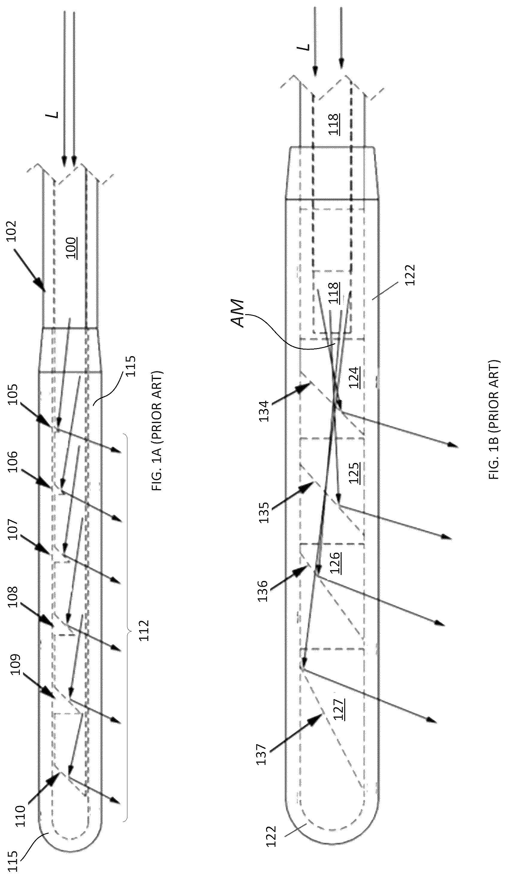 Patent US12310656 Figure 1 – Optical fiber device with spatially selectable output