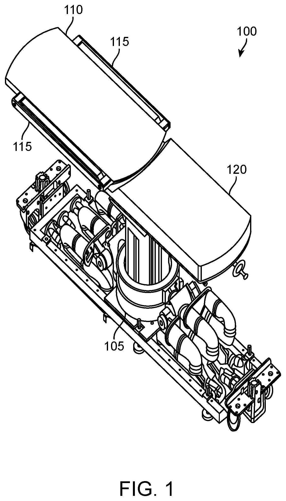 Patent US12310673 — Floating electromagnetic field generator system and method of controlling the same — Figure 1