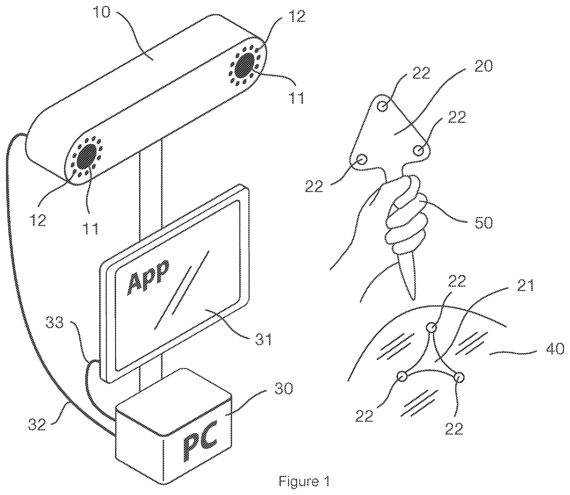 Patent US12310679 — High-speed optical tracking with compression and/or CMOS windowing — Figure 1