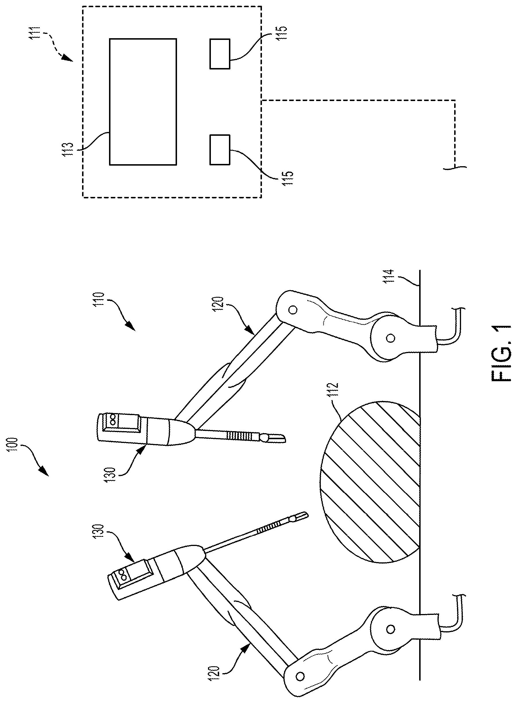 Patent US12310681 — Surgical system with augmented reality display — Figure 1