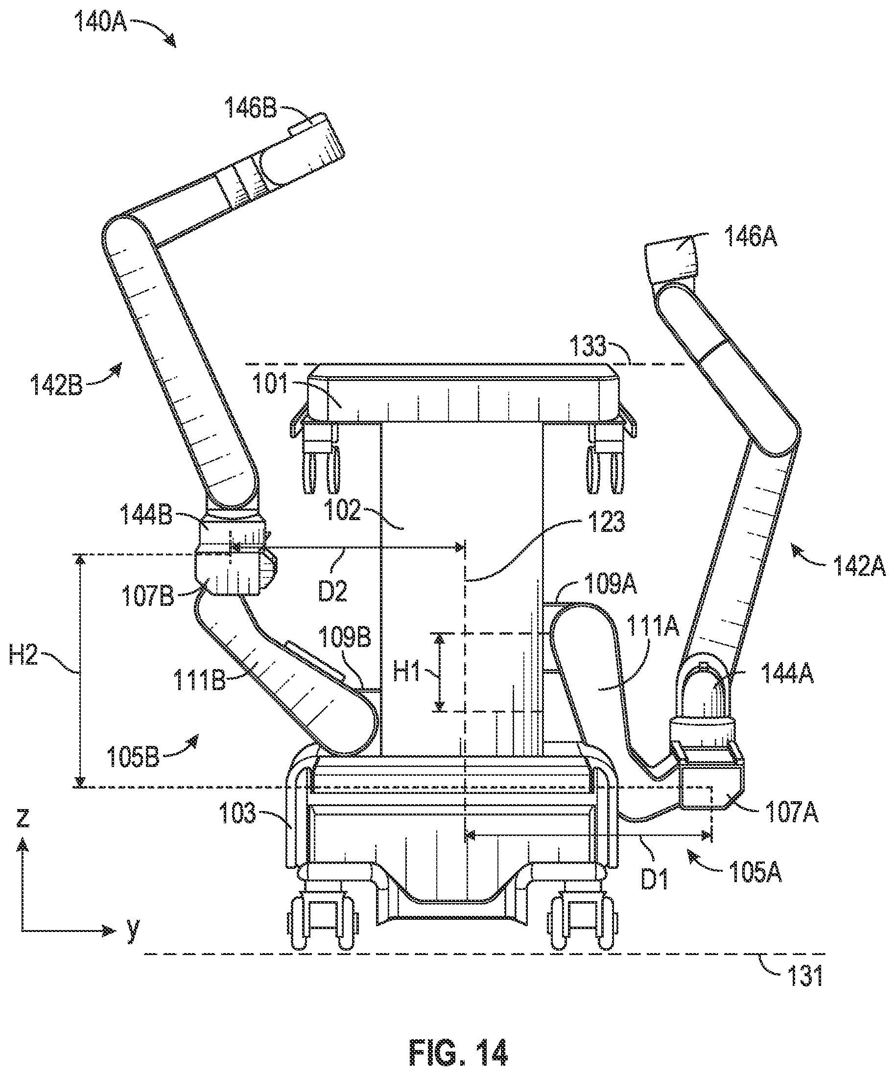 Patent US12310682 Figure 13 – Systems and methods for mounting robotic components on a load cell