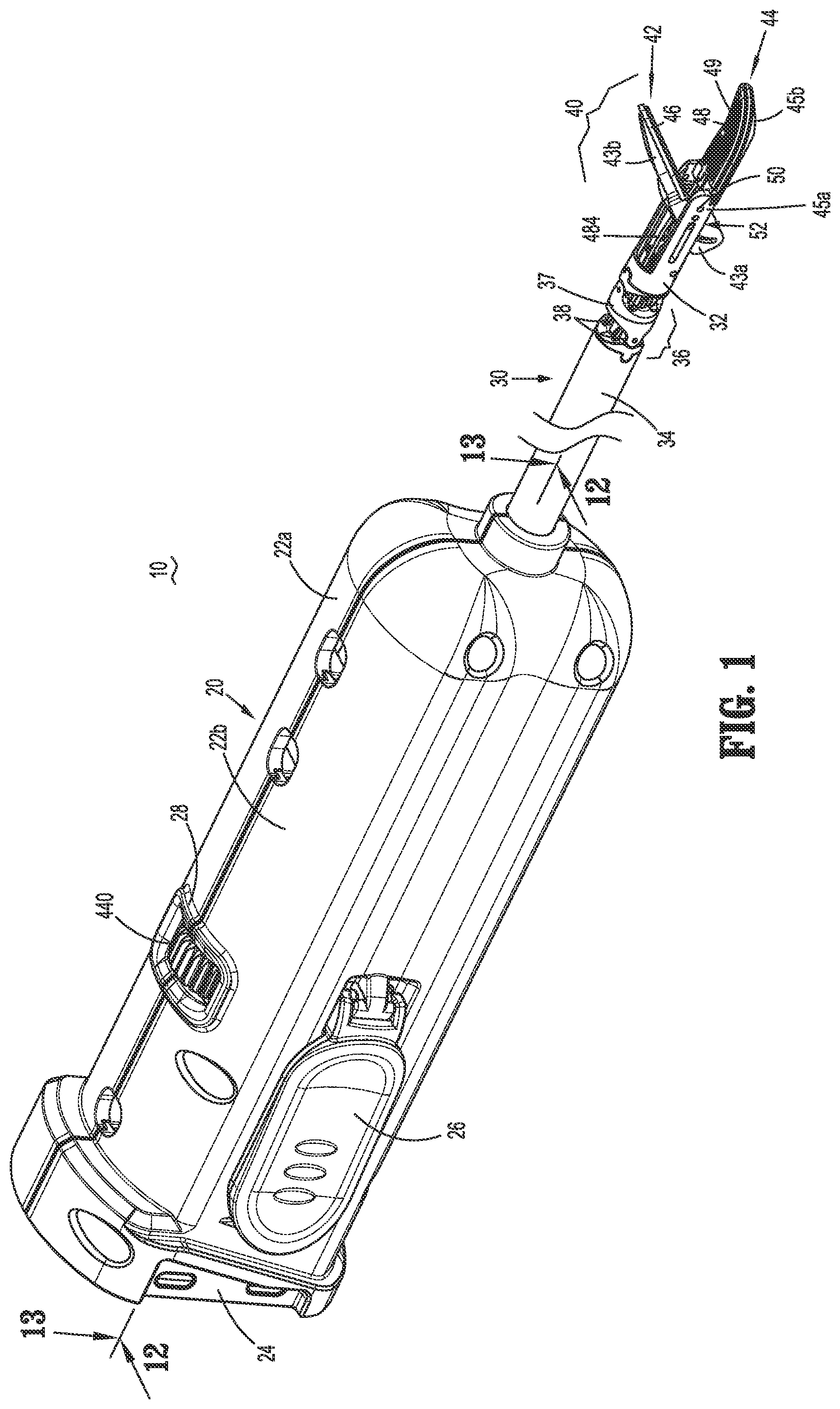Patent US12310685 — Drive mechanisms for surgical instruments such as for use in robotic surgical systems — Figure 1