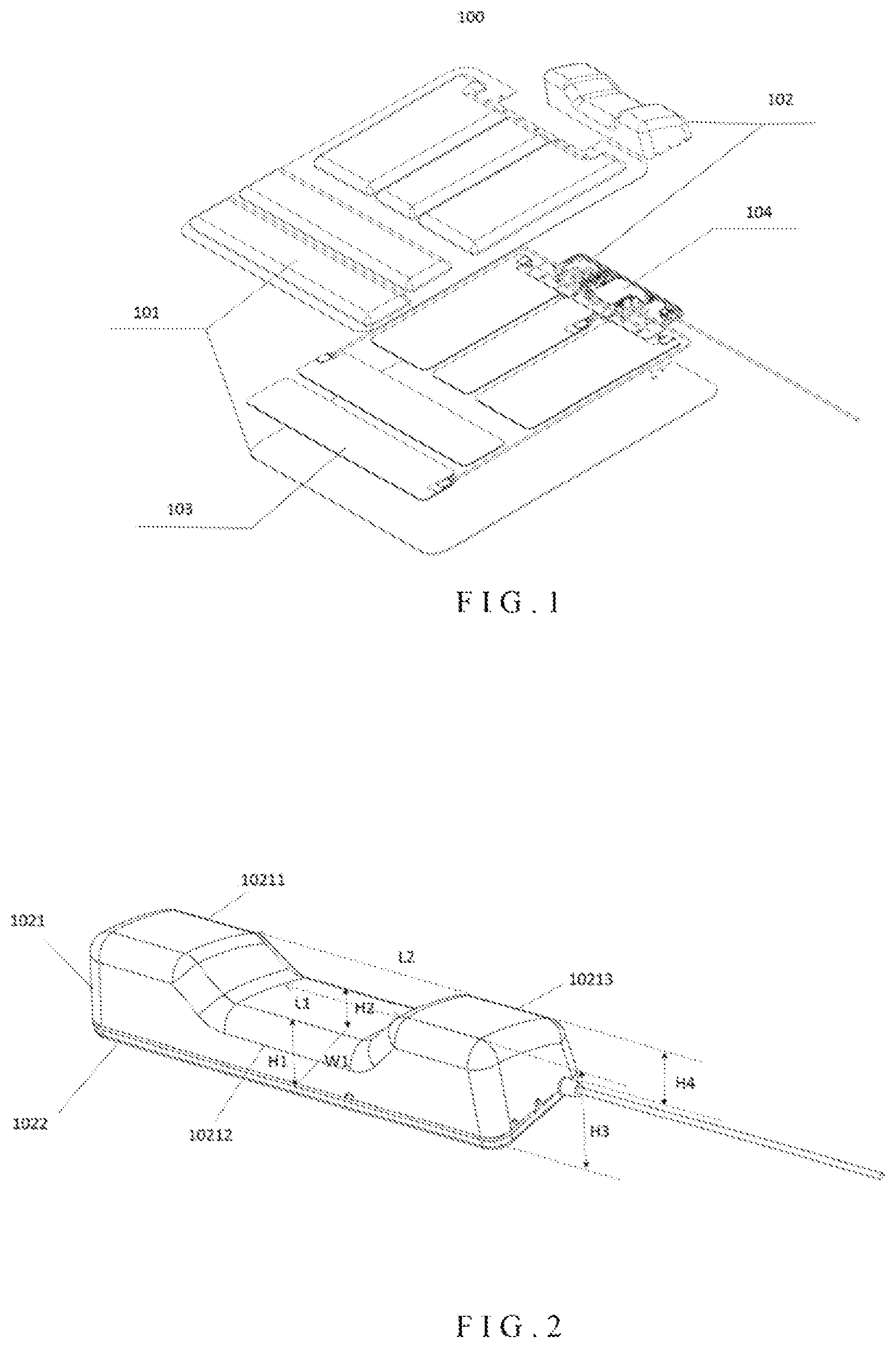 Patent US12310705 Figure 1 – Cardiac physiological parameter acquisition device