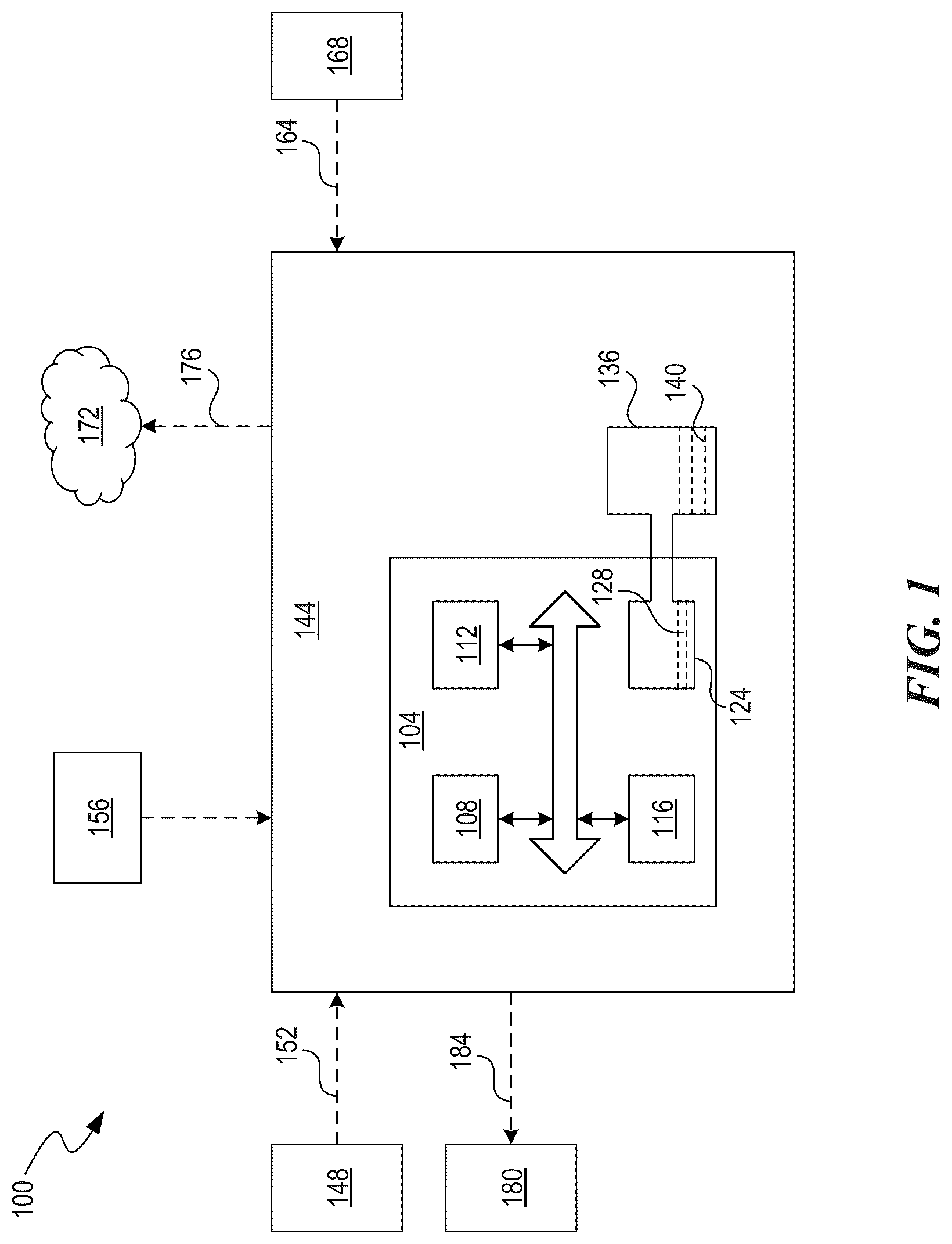 Patent US12310732 — Diagnostic lab-on-a-chip device — Figure 1