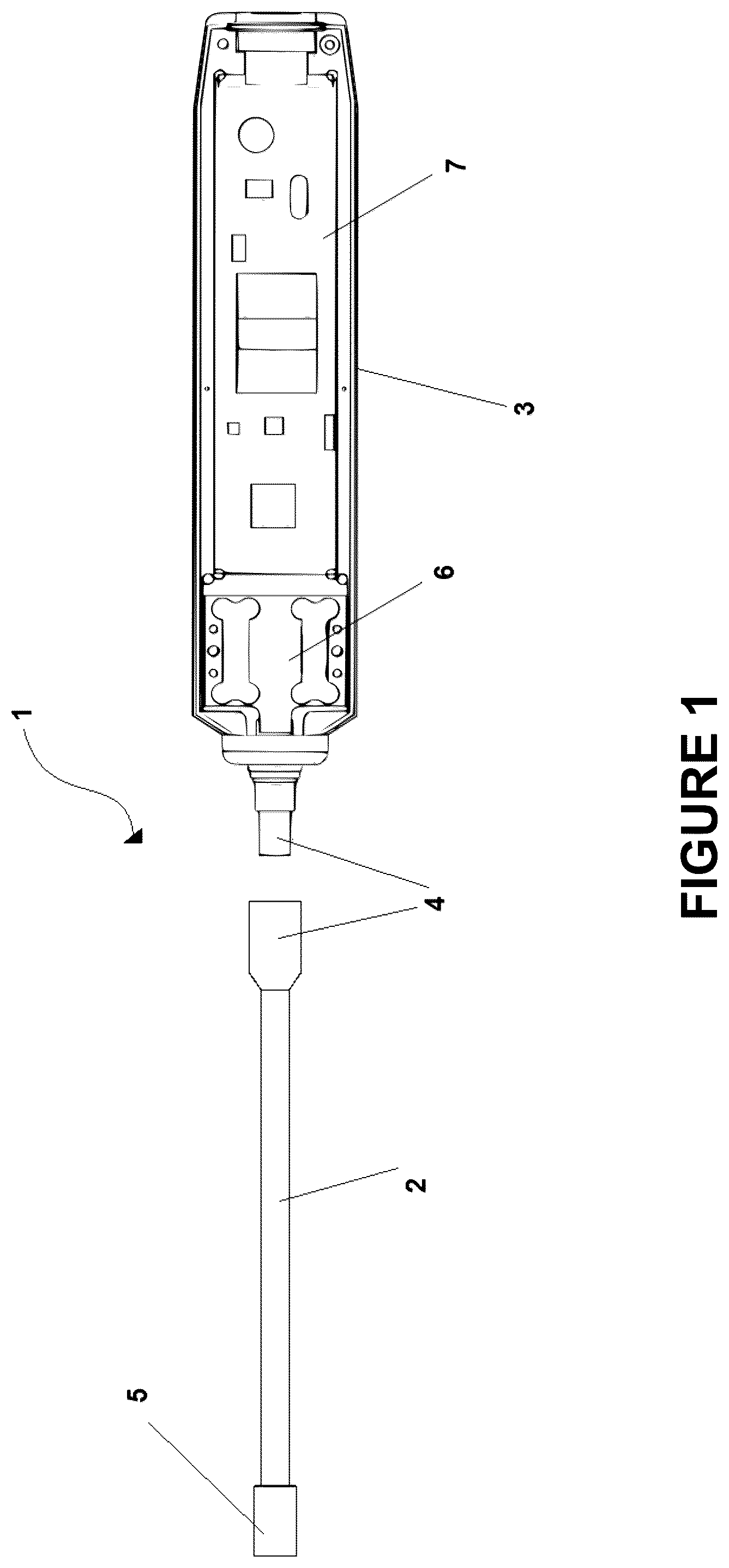 Patent US12310753 Figure 1 – Apparatus and methods for determining force applied to the tip of a probe