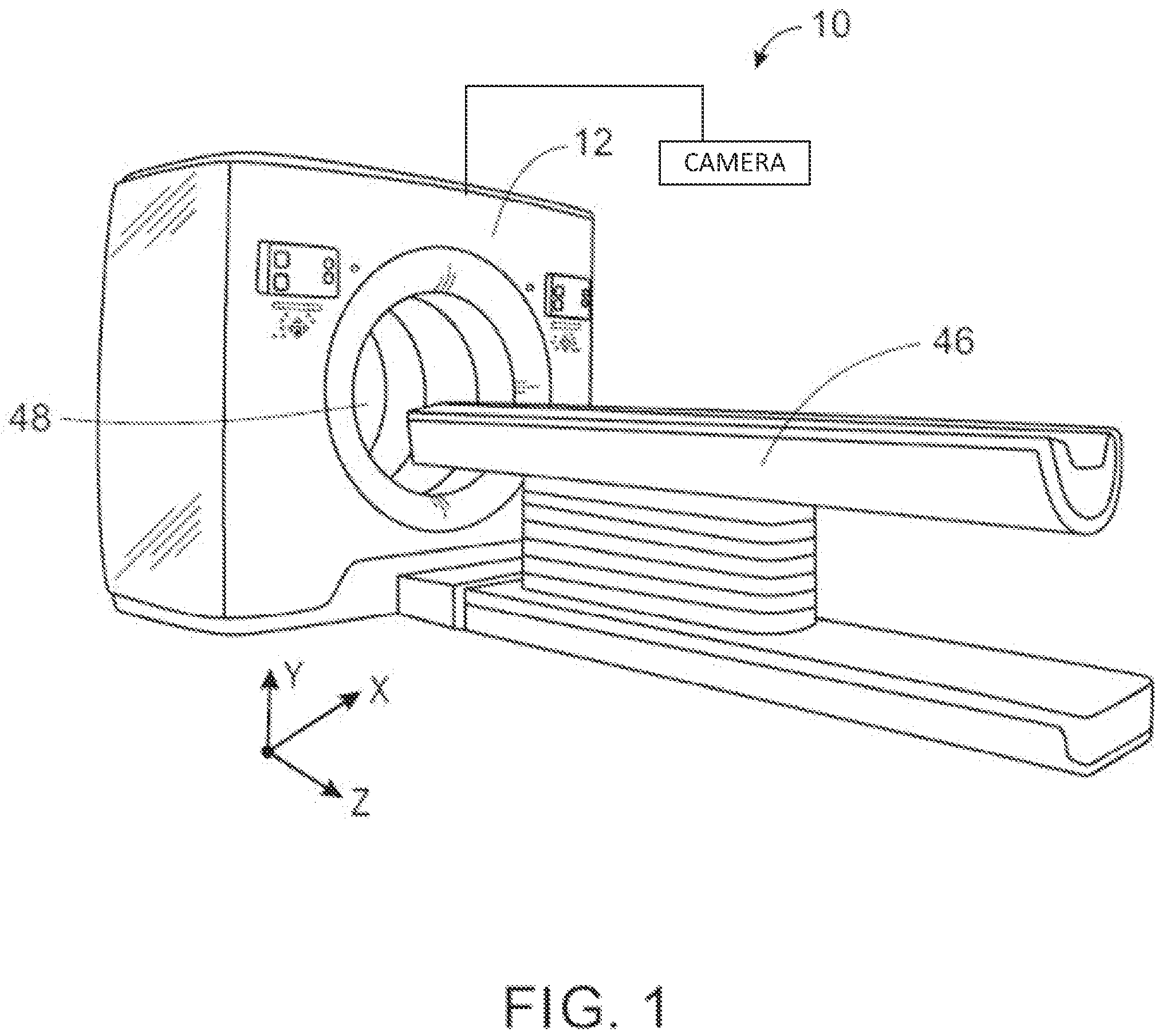 Patent US12310768 — Region of interest computed tomography imaging using one or more static collimators — Figure 1