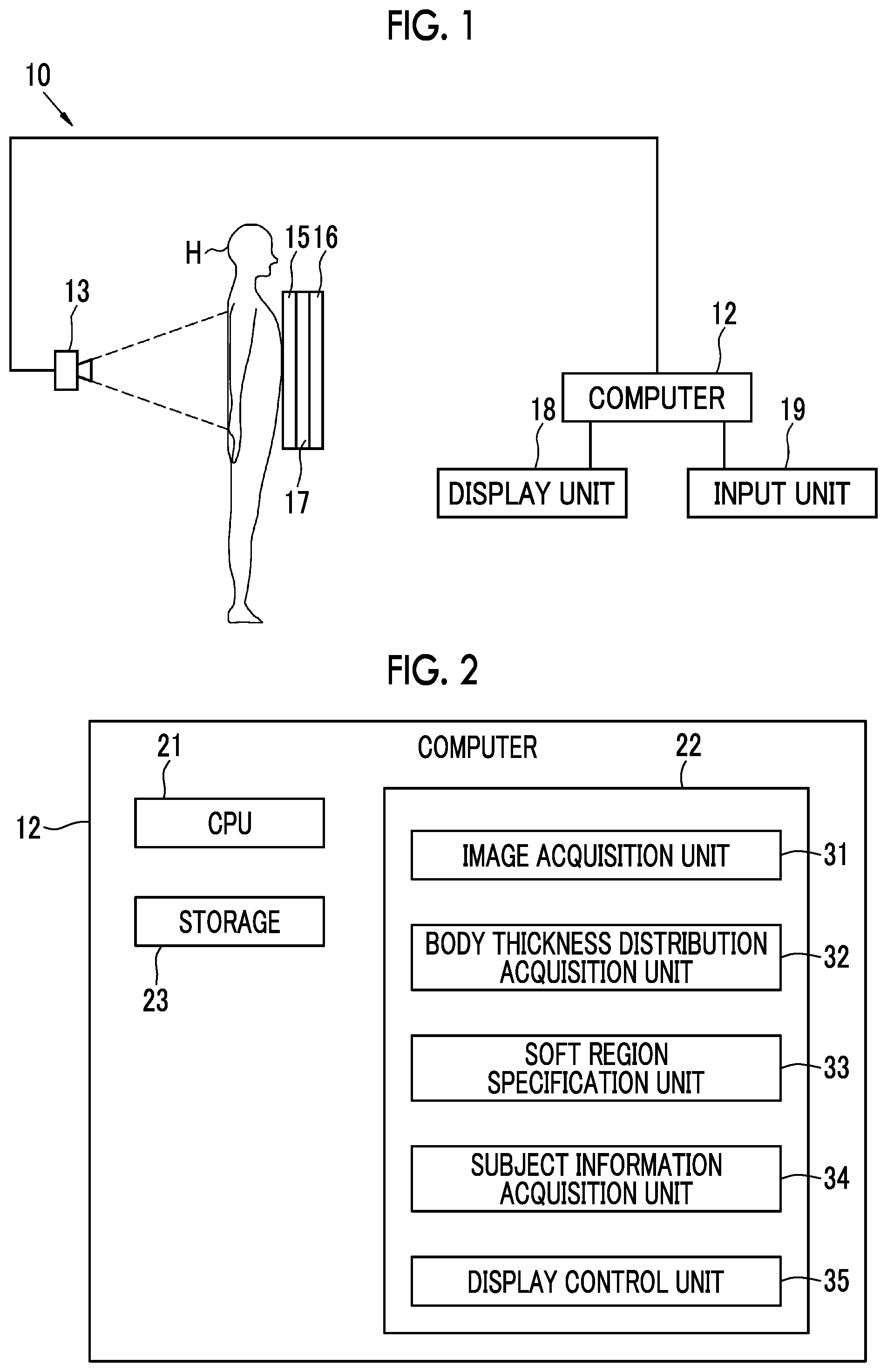 Patent US12310777 — Subject information acquisition device, method for operating subject information acquisition device, and non-transitory computer readable medium — Figure 1