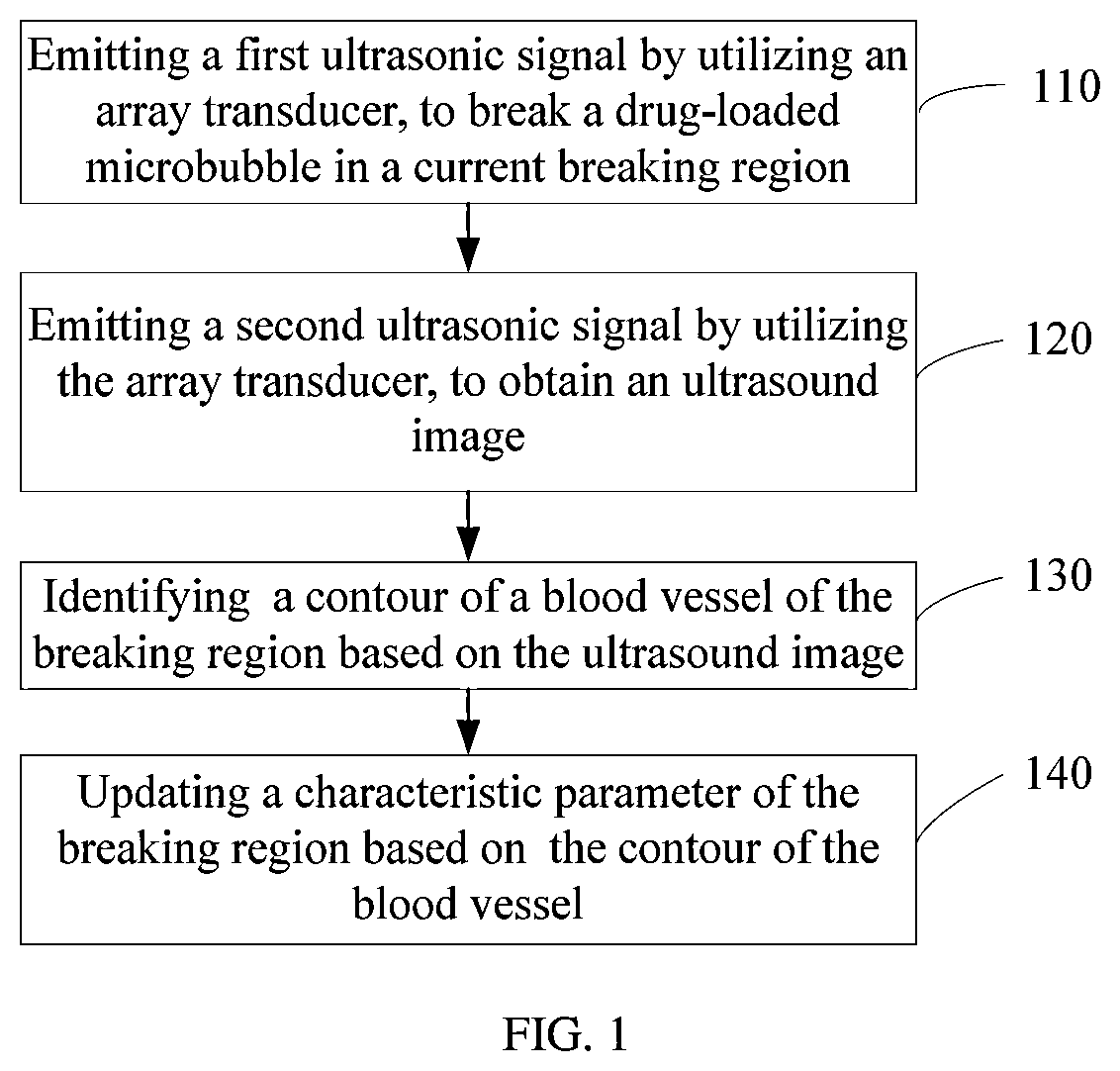 Patent US12310792 — Ultrasound-guided drug-loaded microbubble delivery method and electronic device — Figure 1