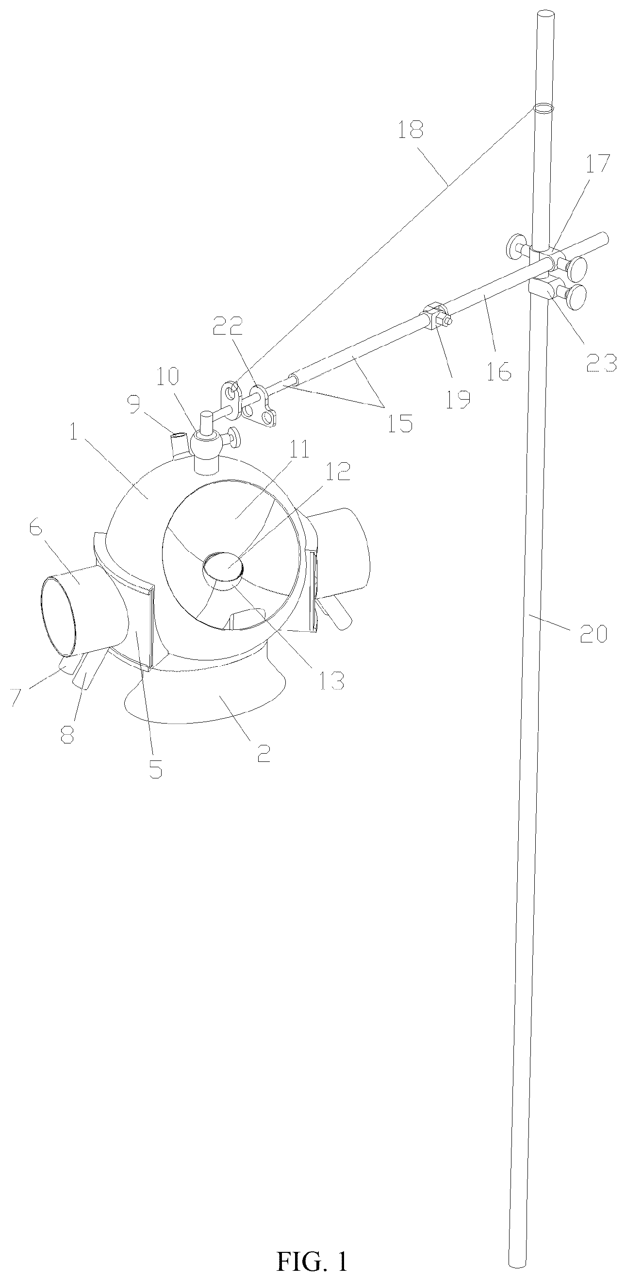 Patent US12310797 — Oral treatment protective operation device — Figure 1