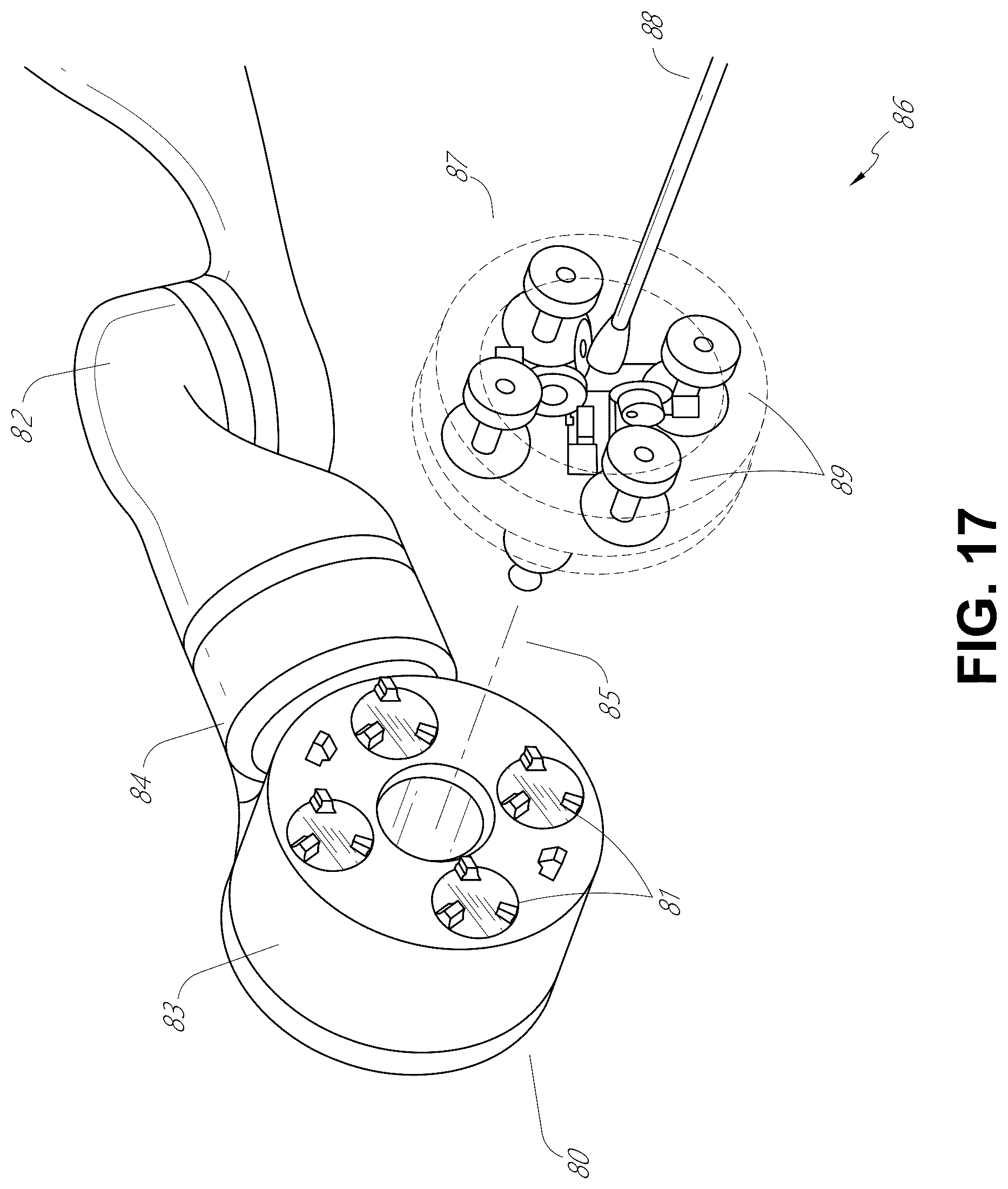 Patent US12310803 Figure 16 – Functional indicators for robotic medical systems