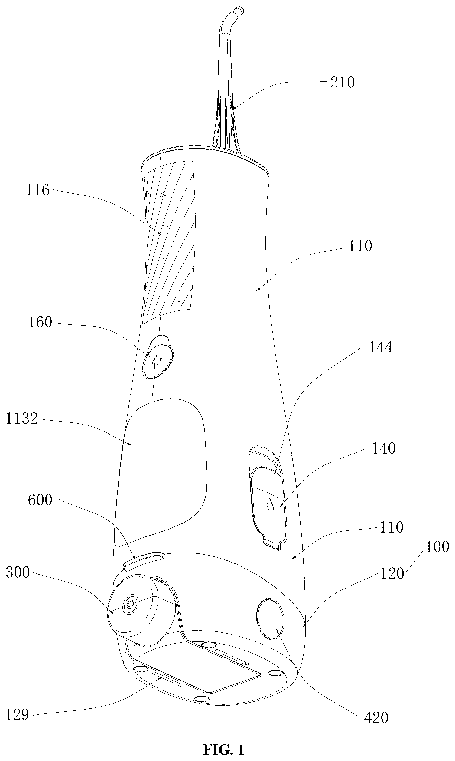 Patent US12310808 — Water flosser — Figure 1