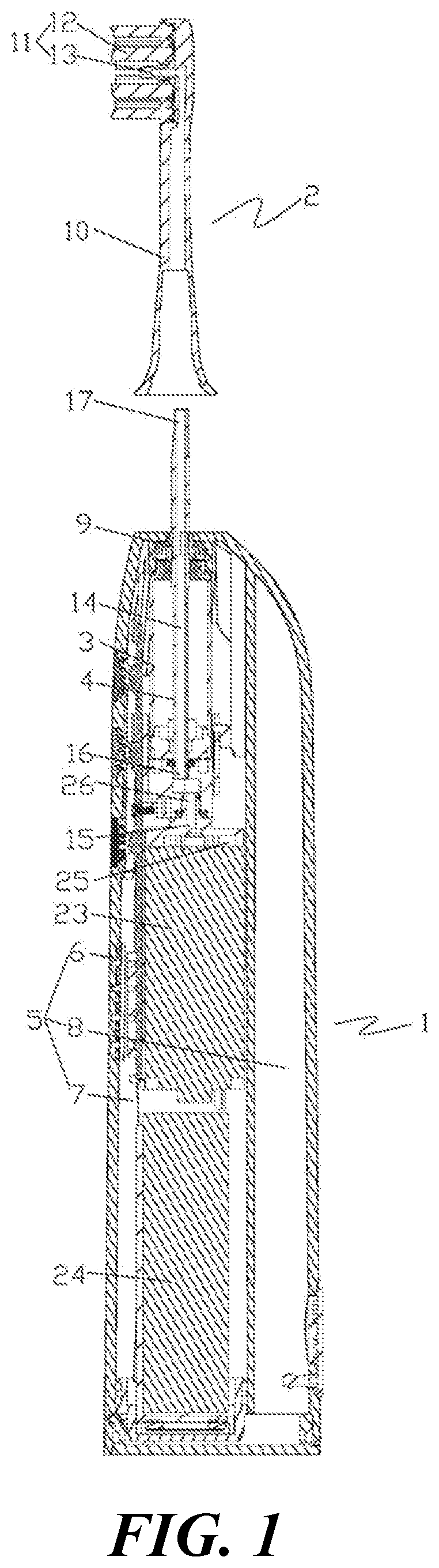 Patent US12310810 — Oral care device — Figure 1