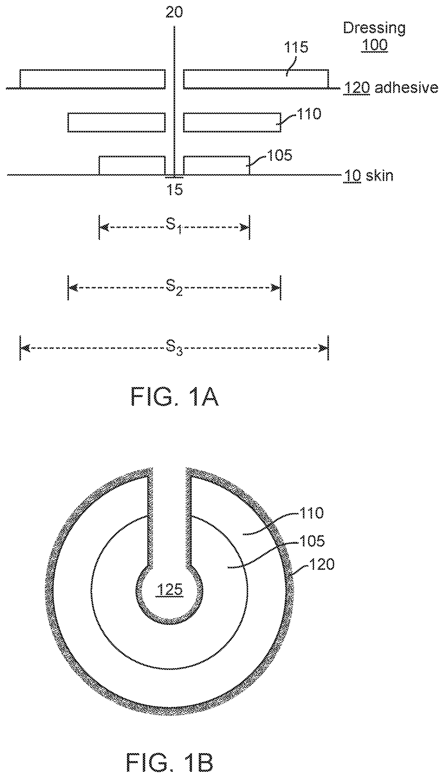 Patent US12310822 — Multi-layered dressing — Figure 1