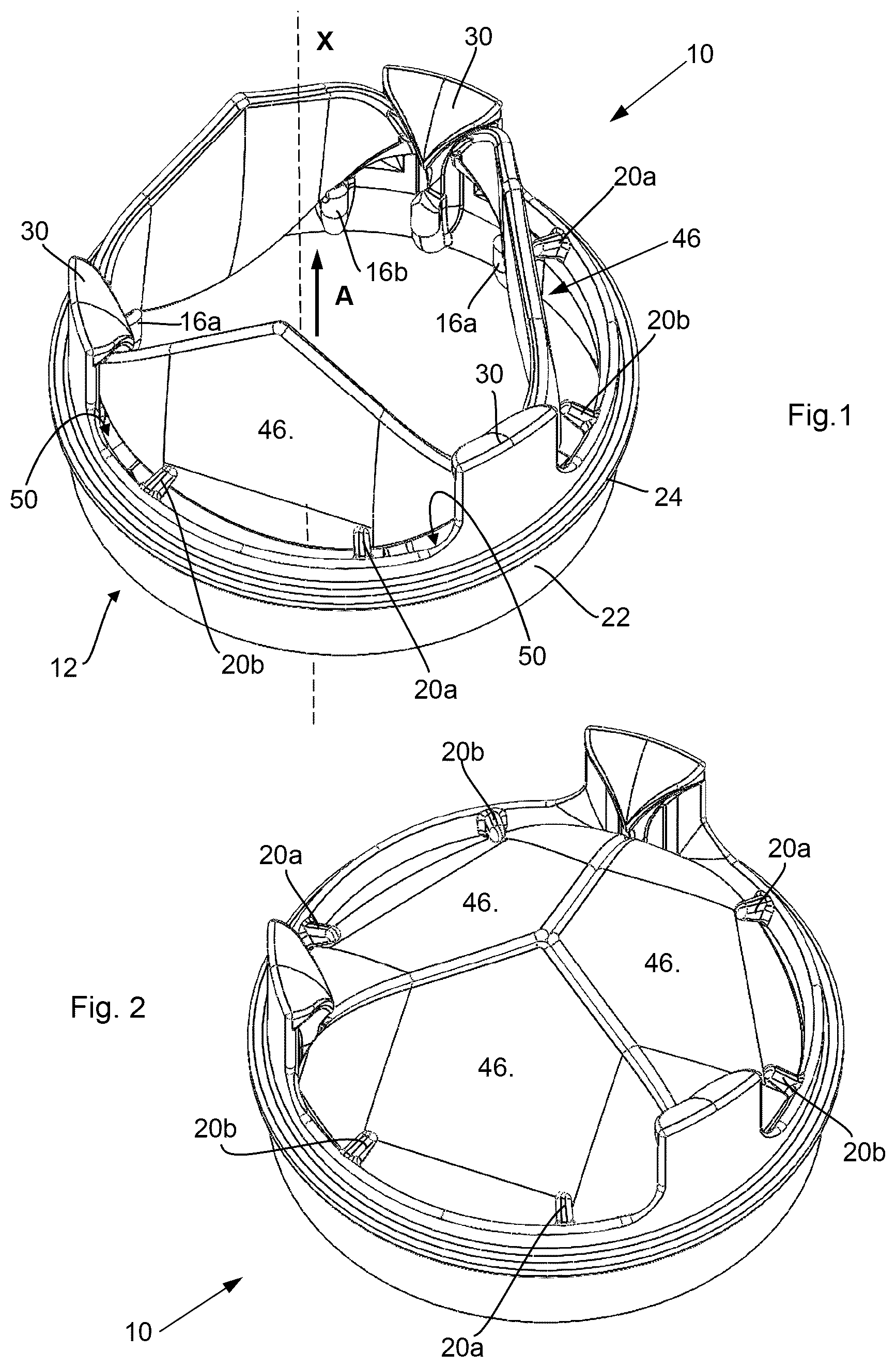 Patent US12310844 — Mechanical prosthetic heart valve — Figure 1