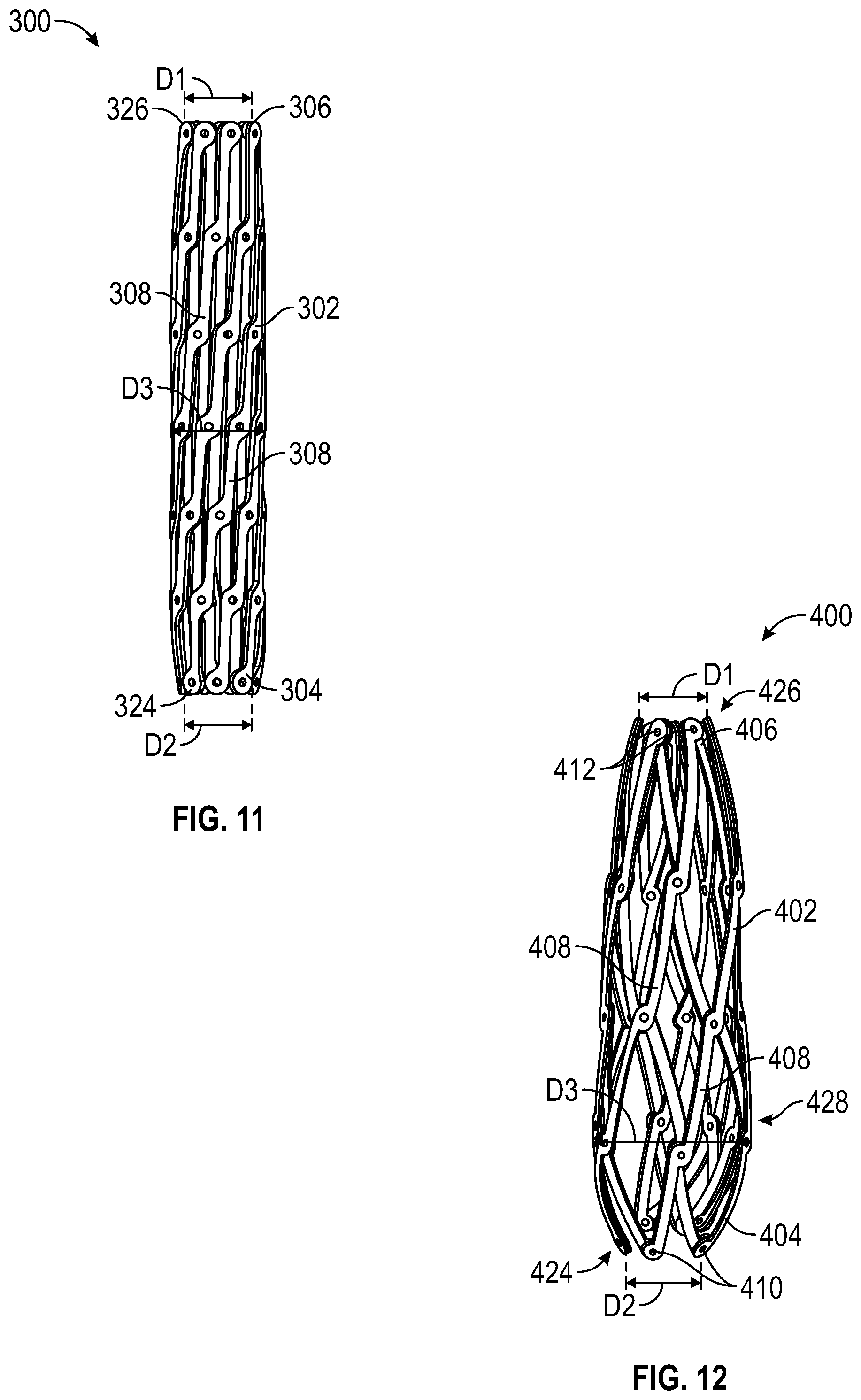 Patent US12310847 Figure 9 – Prosthetic heart valve having non-cylindrical frame