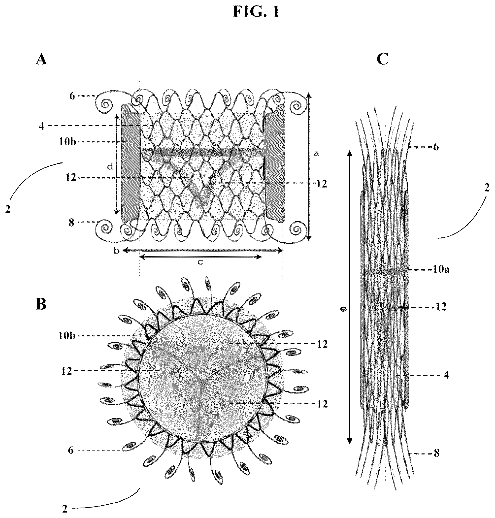 Patent US12310849 — Valve prosthesis — Figure 1
