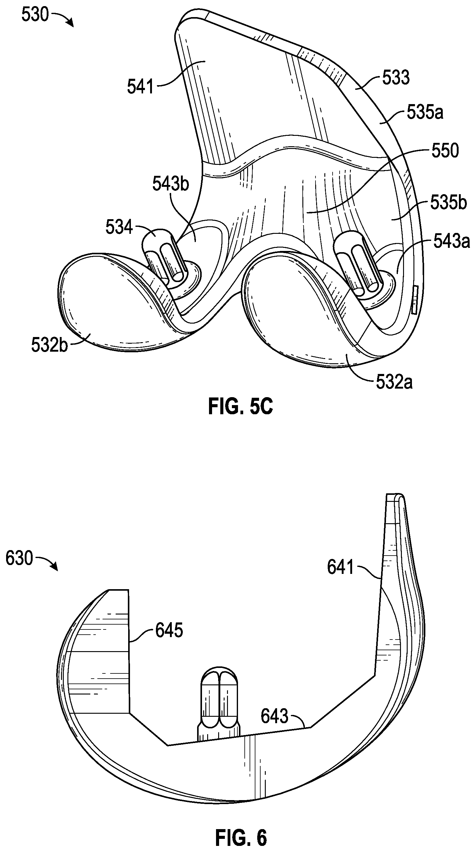 Patent US12310856 Figure 8 – Femoral component for bone conservation