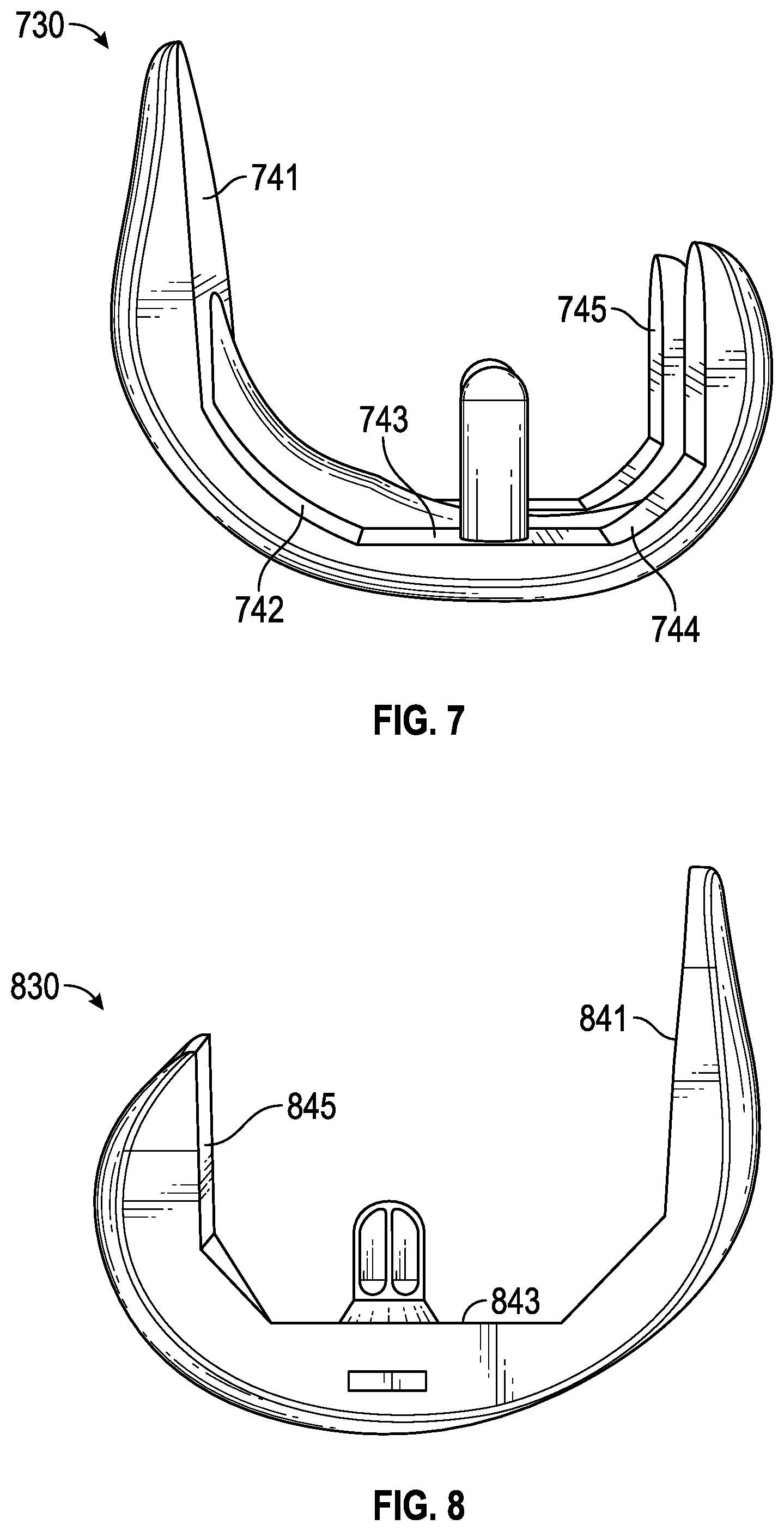 Patent US12310856 Figure 9 – Femoral component for bone conservation