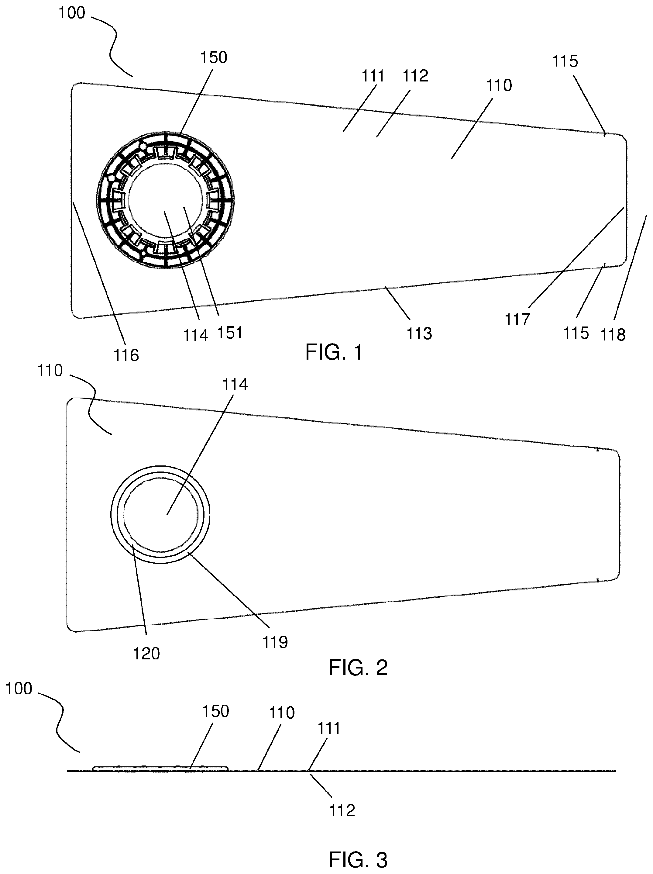 Patent US12310879 — Emptying device — Figure 1