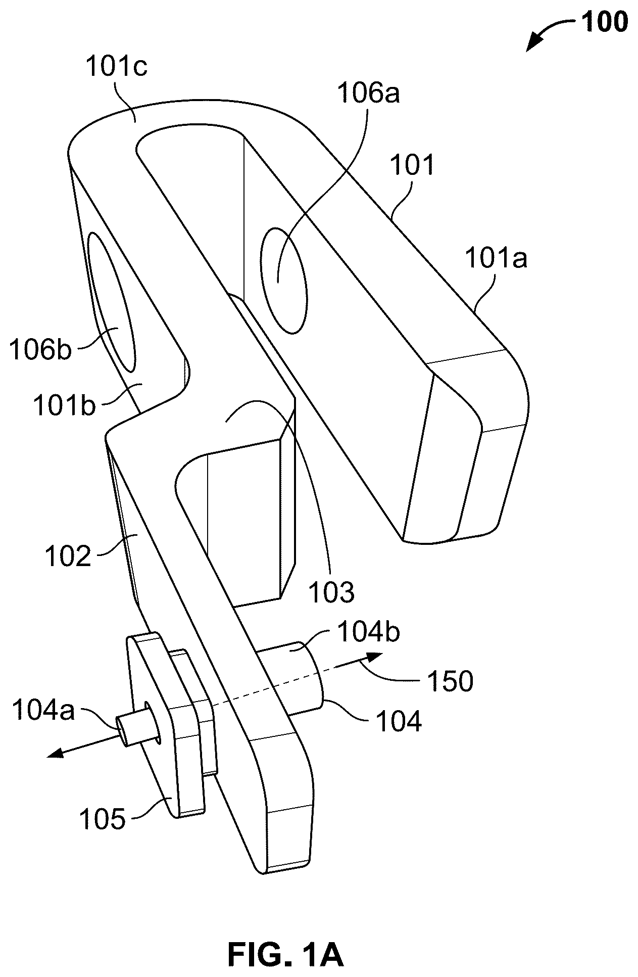 Patent US12310904 — Systems and methods for mounting medical equipment — Figure 1