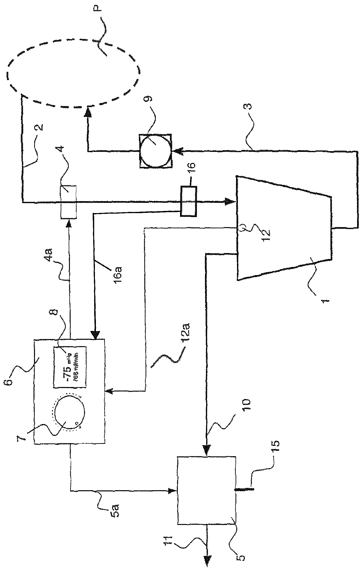 Patent US12311091 — Device for automatically establishing the venous inflow to a blood reservoir of an extracorporeal blood circulation system — Figure 1