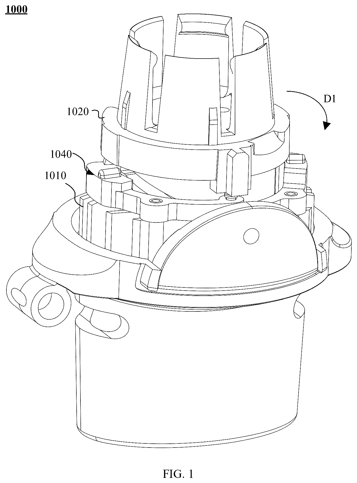 Patent US12311100 — Trigger assembly for inhaler, and inhaler — Figure 1