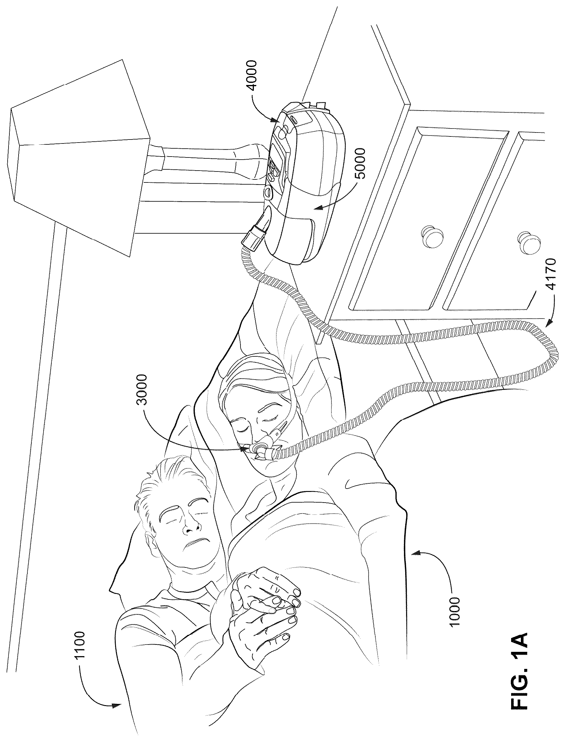 Patent US12311108 Figure 1 – Conduit headgear connector for patient interface