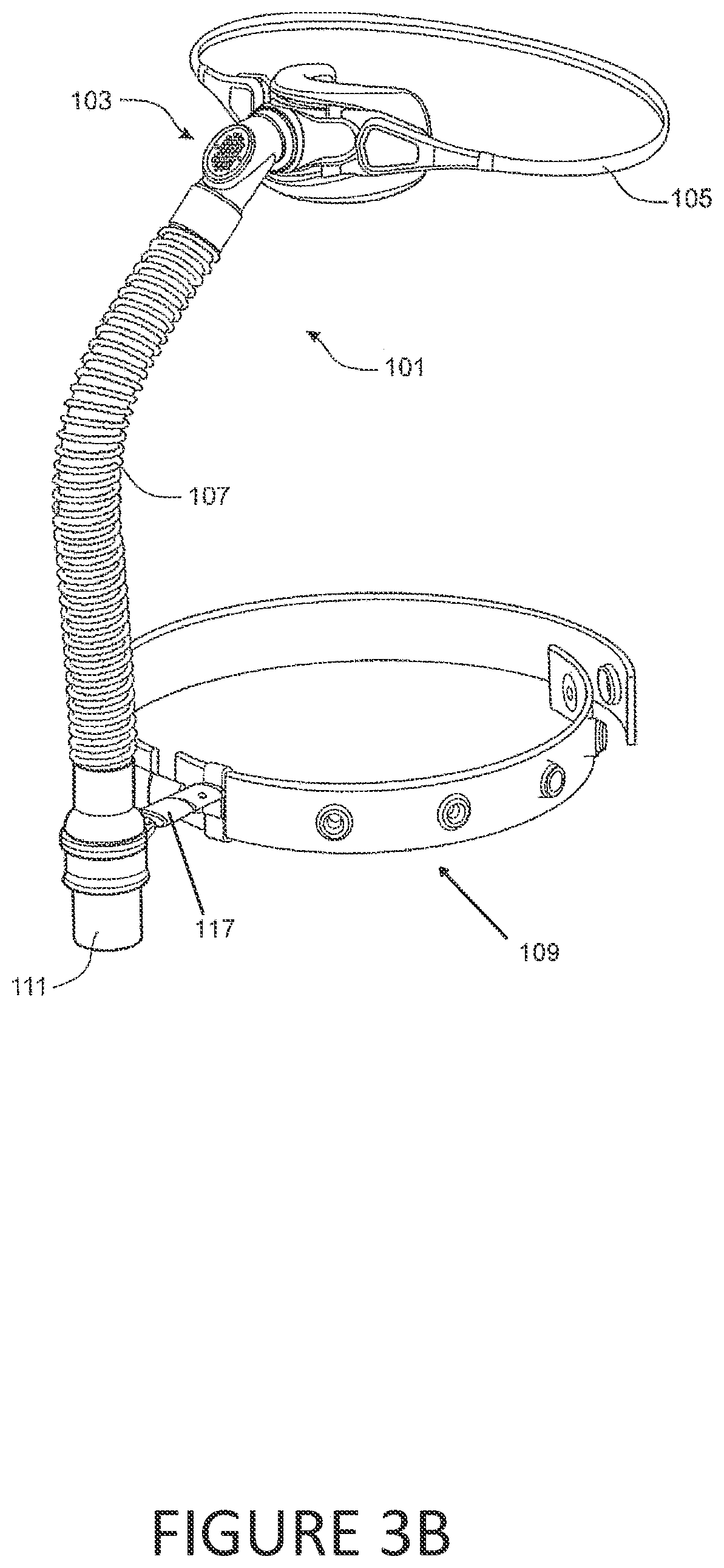 Patent US12311109 Figure 13 – Frame with supporting arms and length adjustable strap