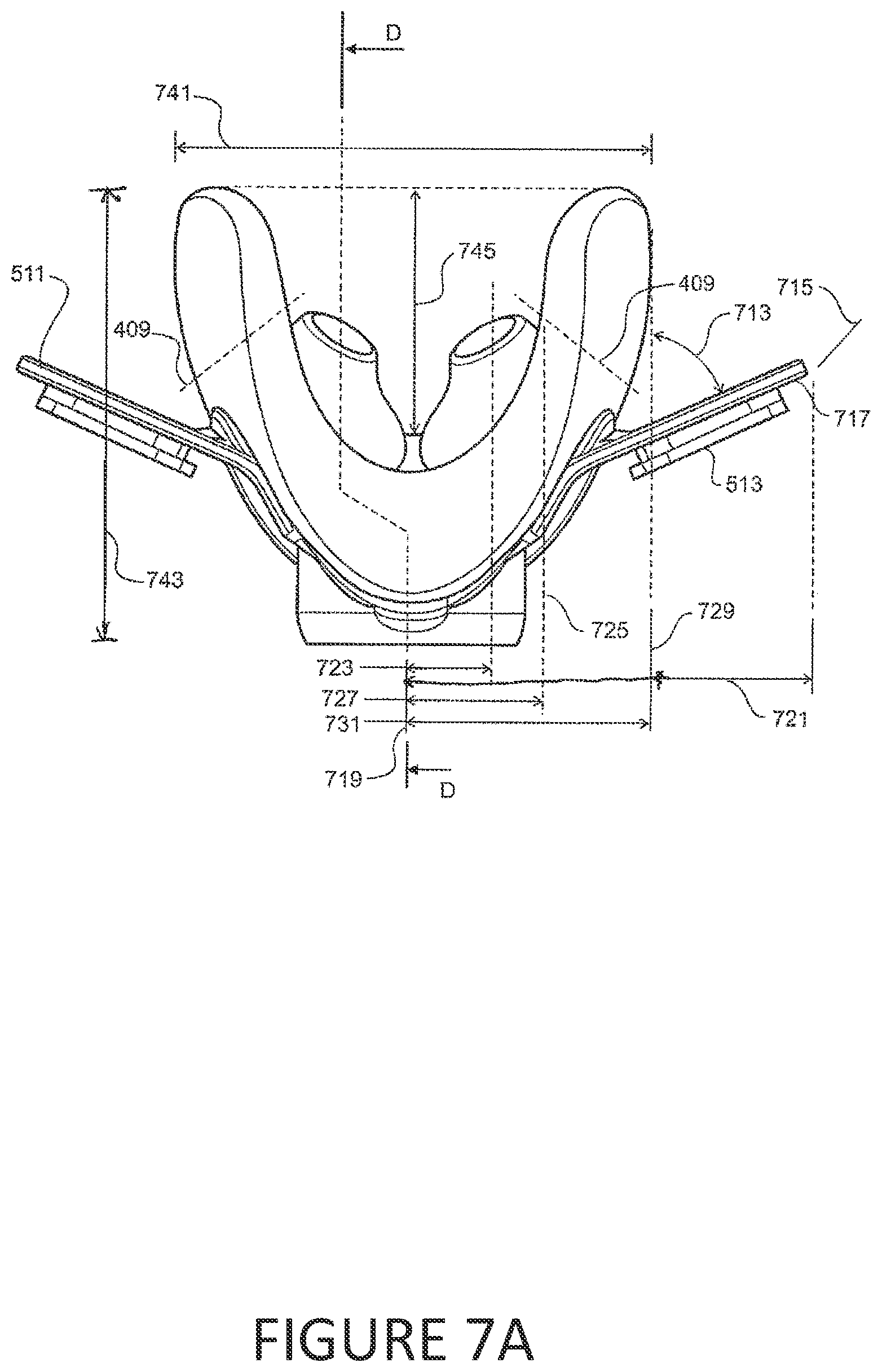 Patent US12311109 Figure 19 – Frame with supporting arms and length adjustable strap