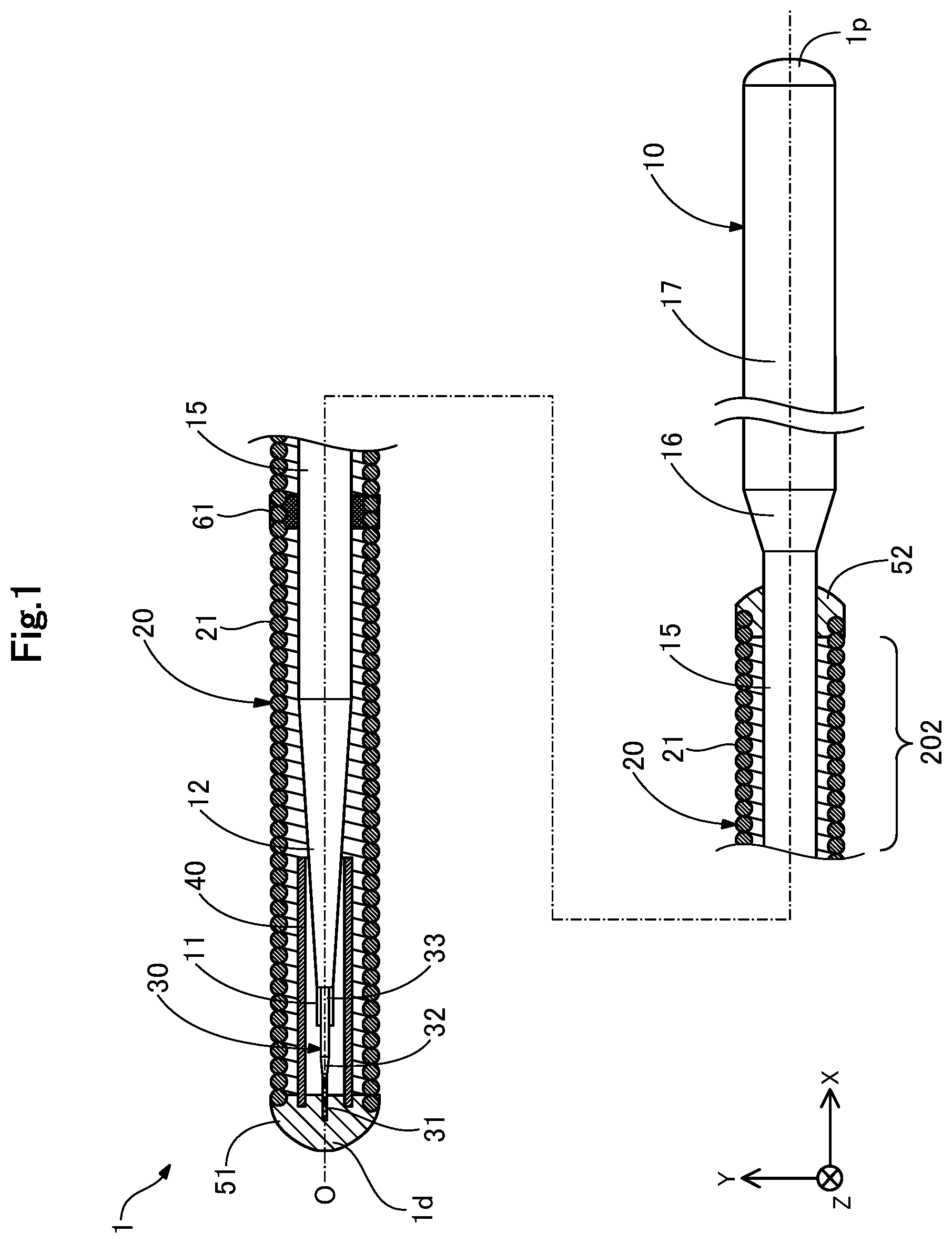 Patent US12311130 — Guide wire — Figure 1