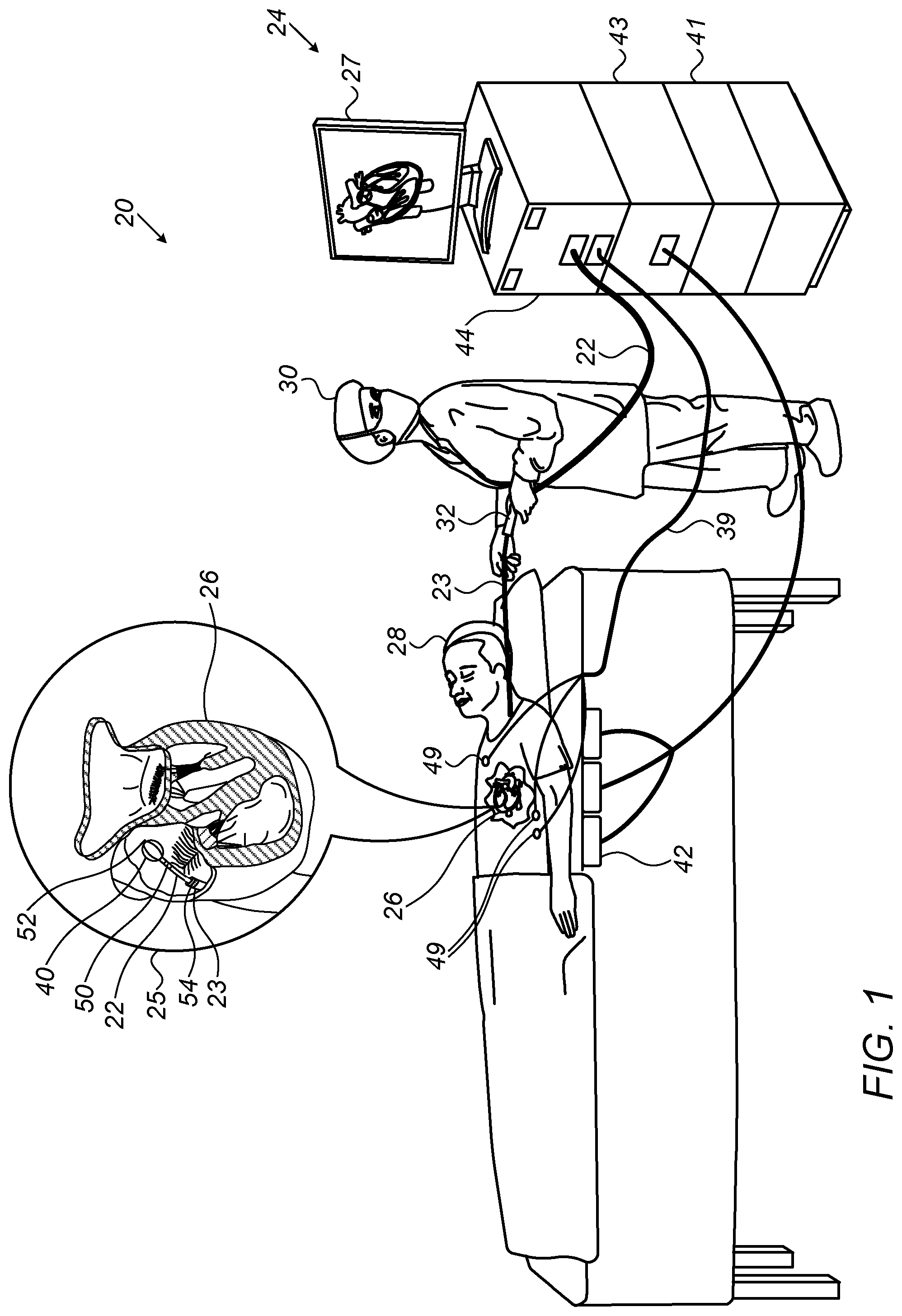 Patent US12311132 — Verifying proper withdrawal of catheter into sheath — Figure 1
