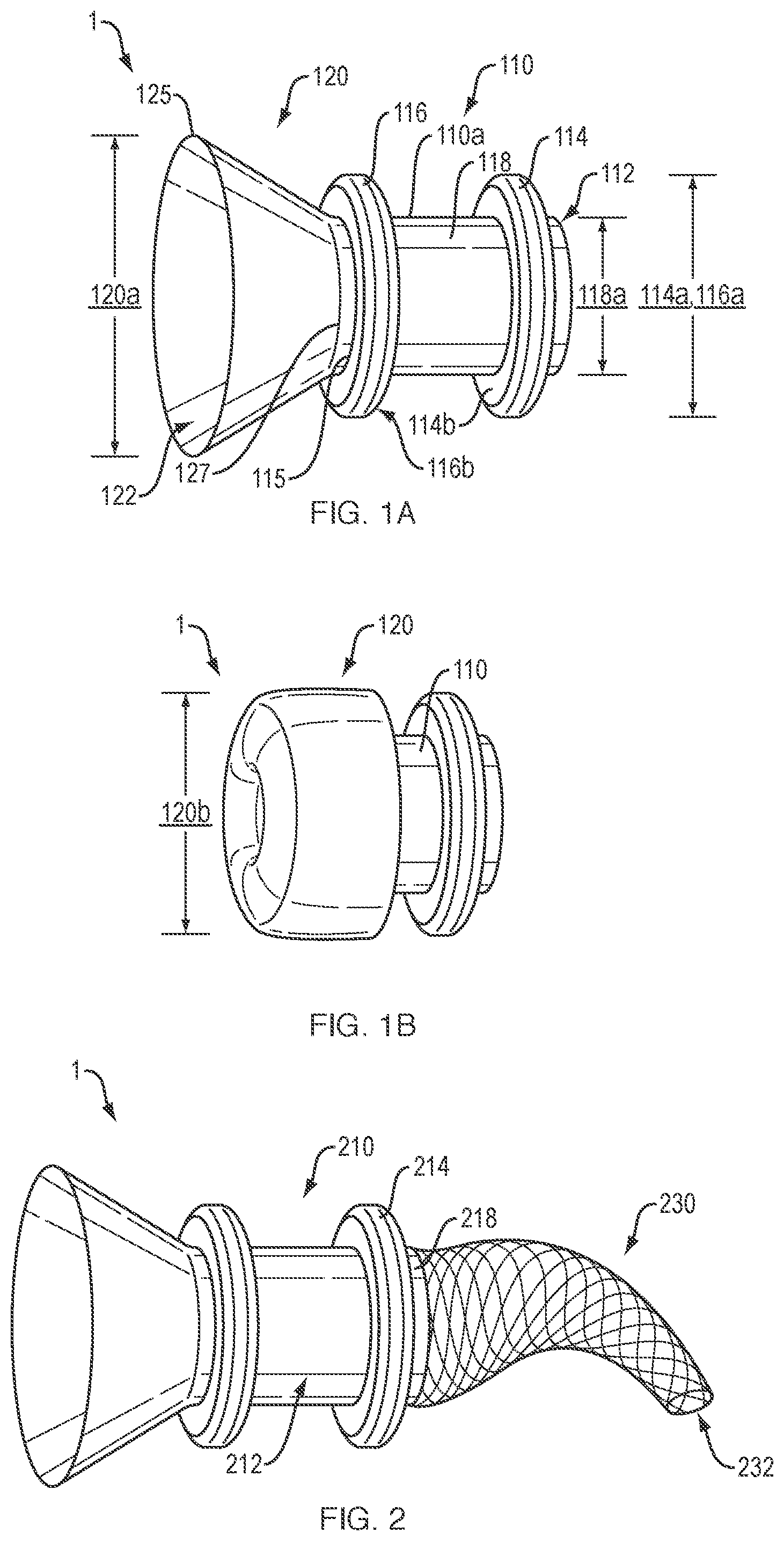 Patent US12311133 — Anastomotic drainage stent — Figure 1