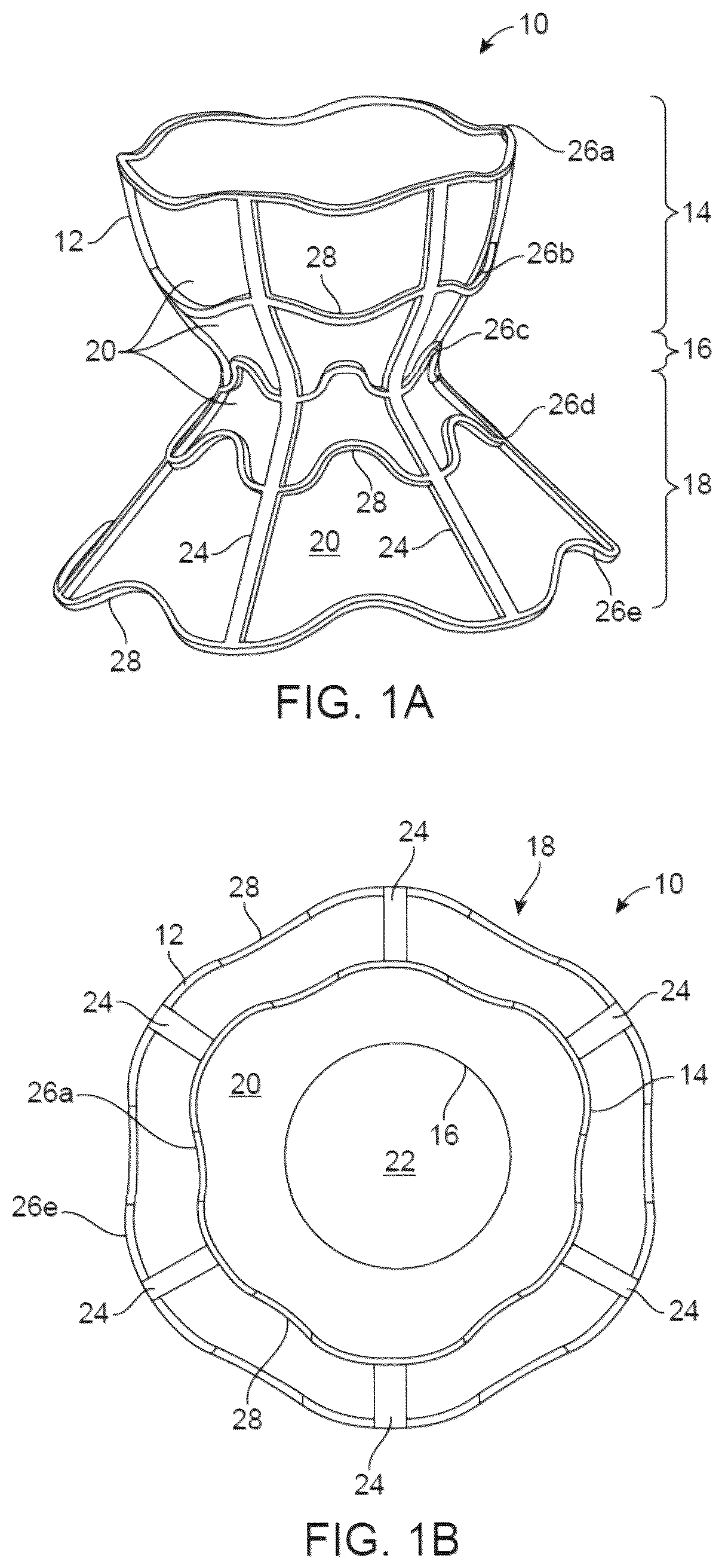 Patent US12311134 — Asymmetric shunt for redistributing atrial blood volume — Figure 1