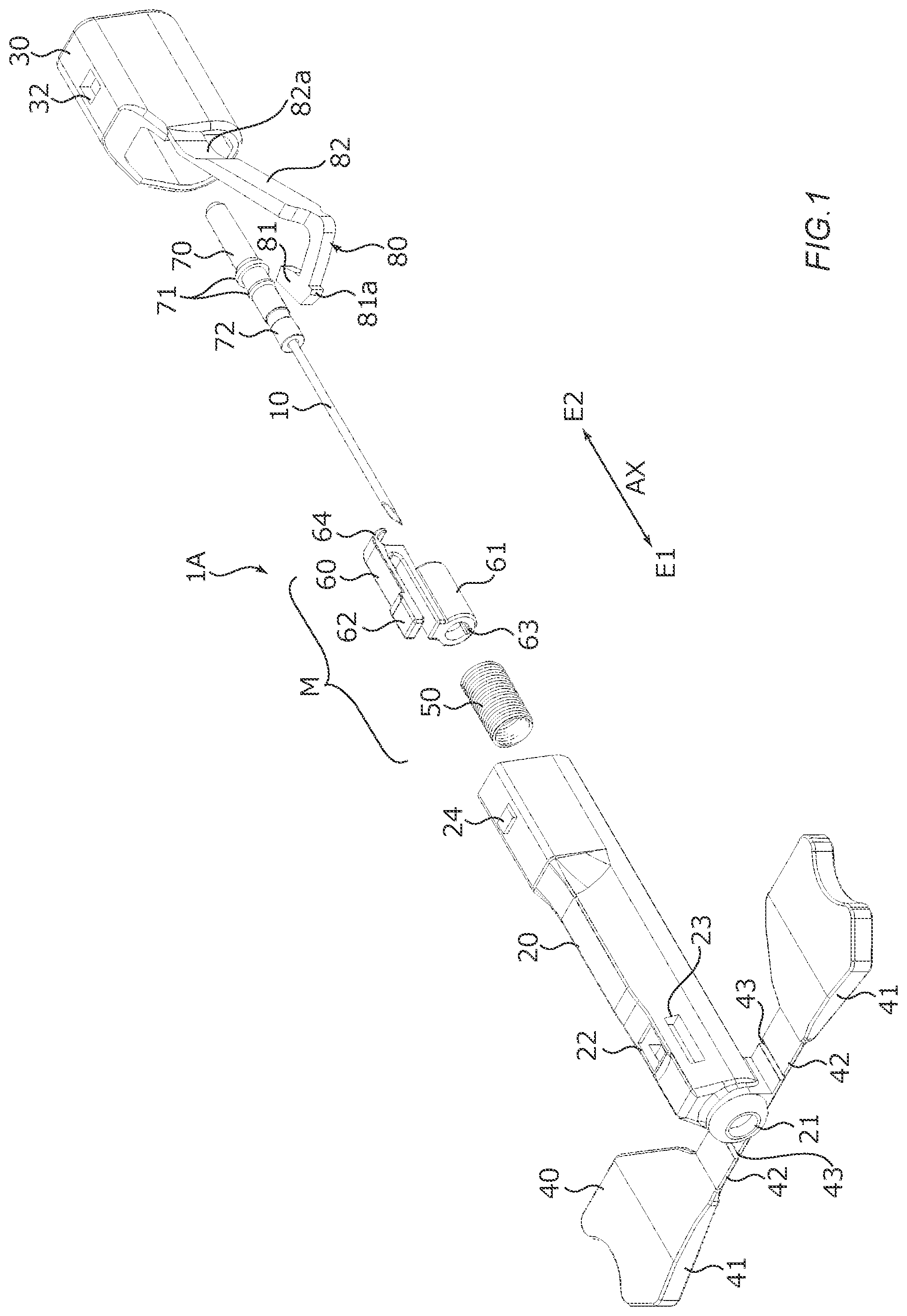 Patent US12311154 — Medical needle — Figure 1