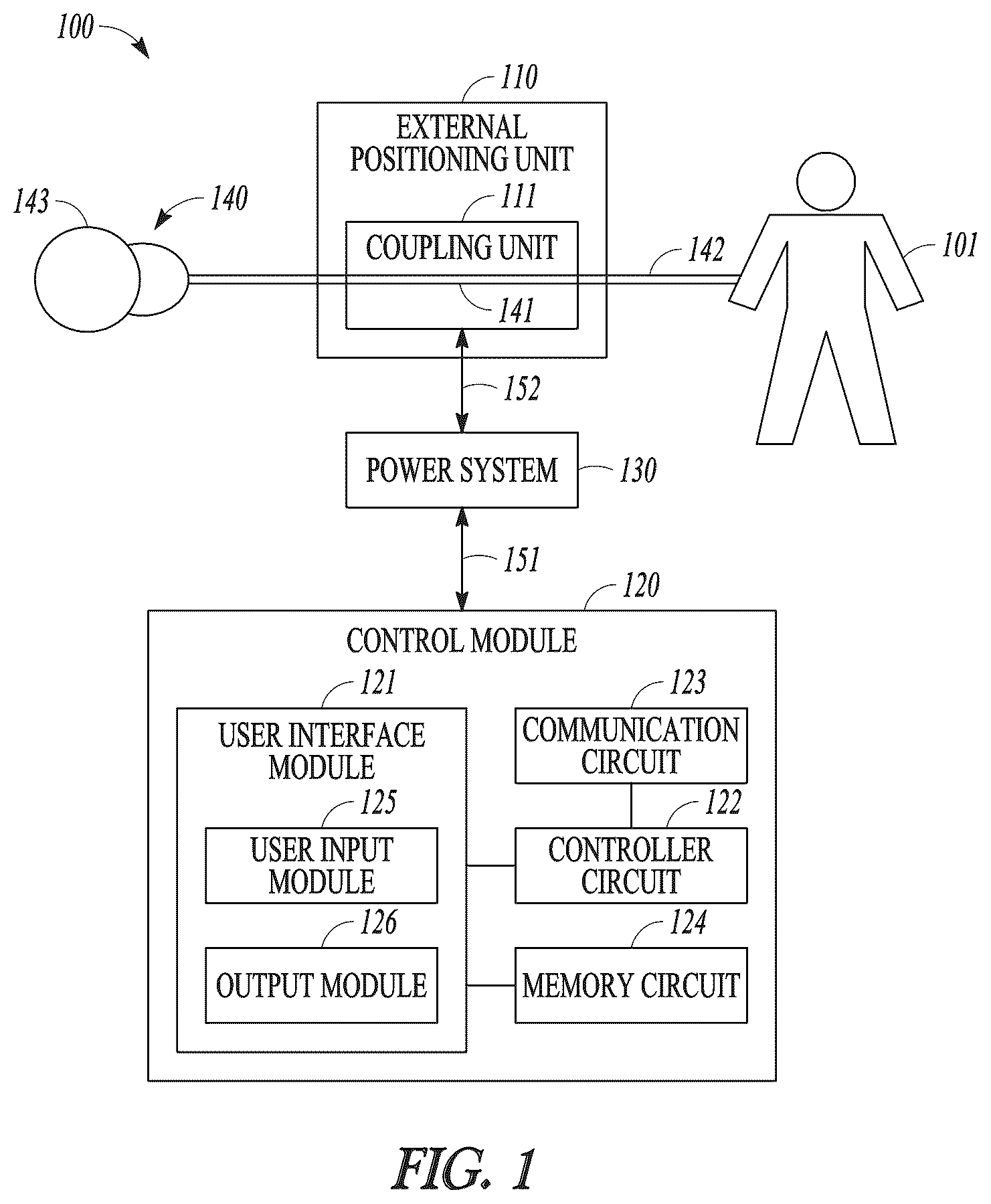 Patent US12311173 — Modular implant delivery and positioning system — Figure 1