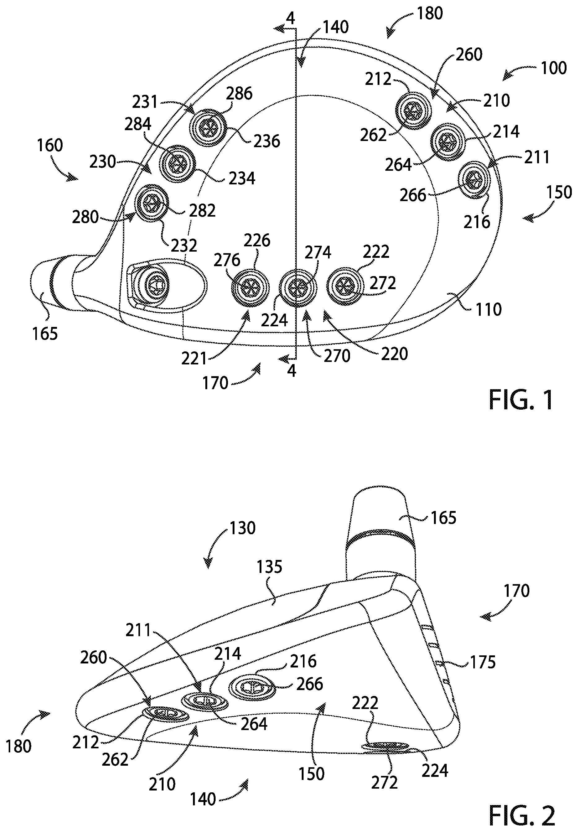 Patent US12311239 — Golf club heads and methods to manufacture golf club heads — Figure 1